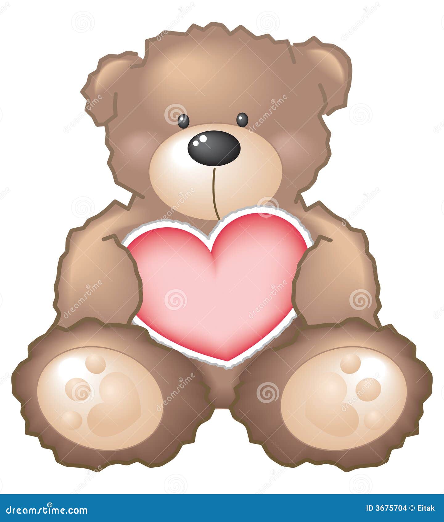 Teddy Bear With Heart Stock Images - Image: 3675704