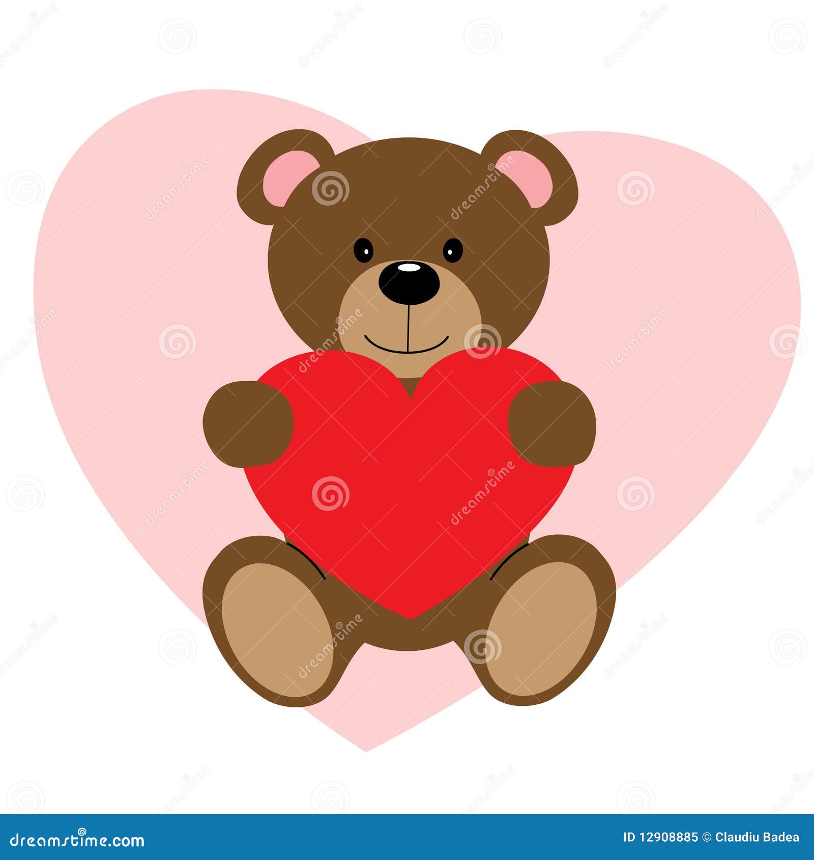 teddy bear holding heart clipart - photo #36