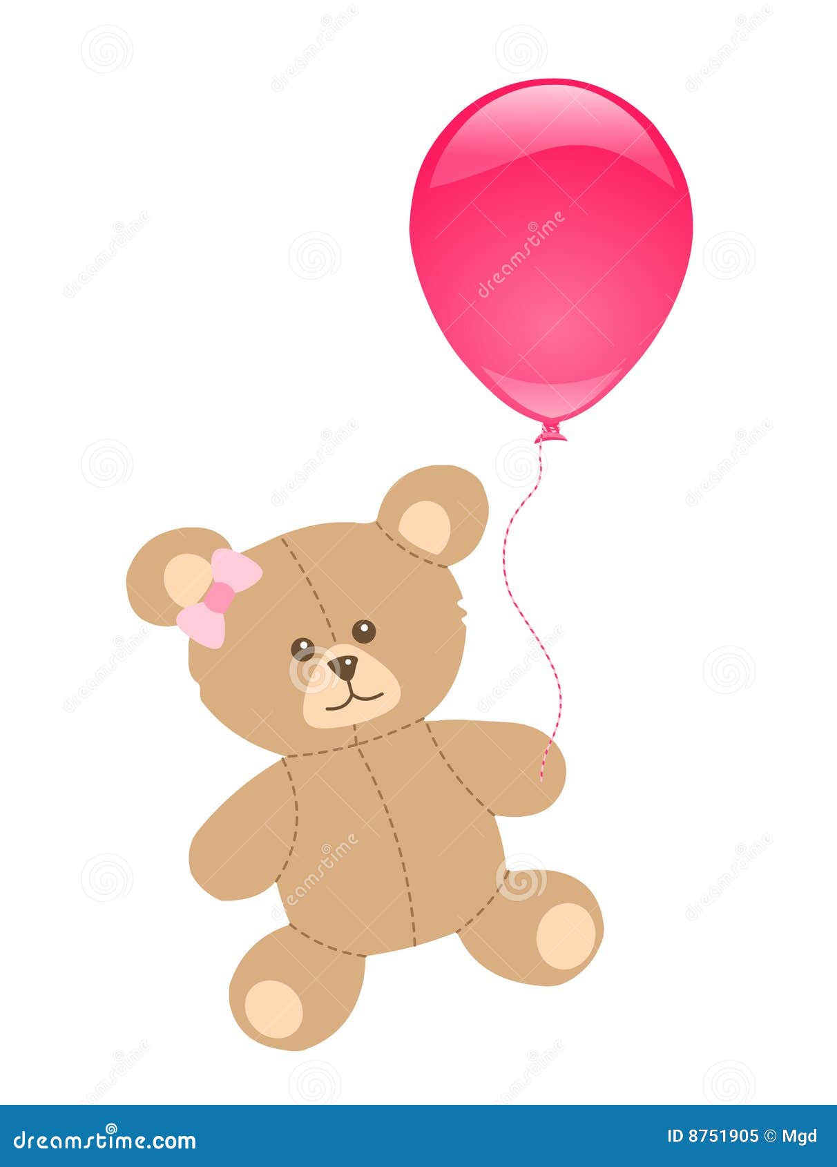 teddy bear with balloons clipart - photo #49