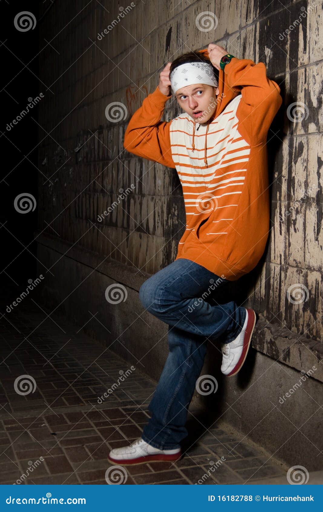 Gang Of Teens On Street Corner 107