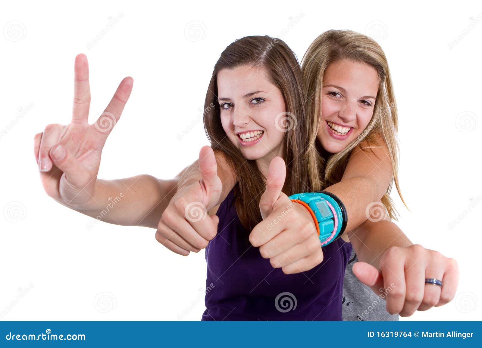 Teenage Girlfriends Having Fun Stock Images Image 16319764