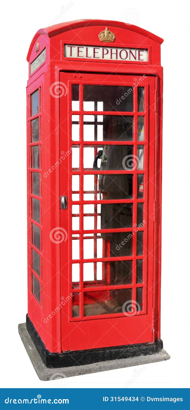 Red Telephone Box Stock Images