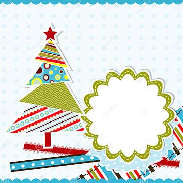Template Christmas Greeting Card Vector Royalty Free Stock Photos 