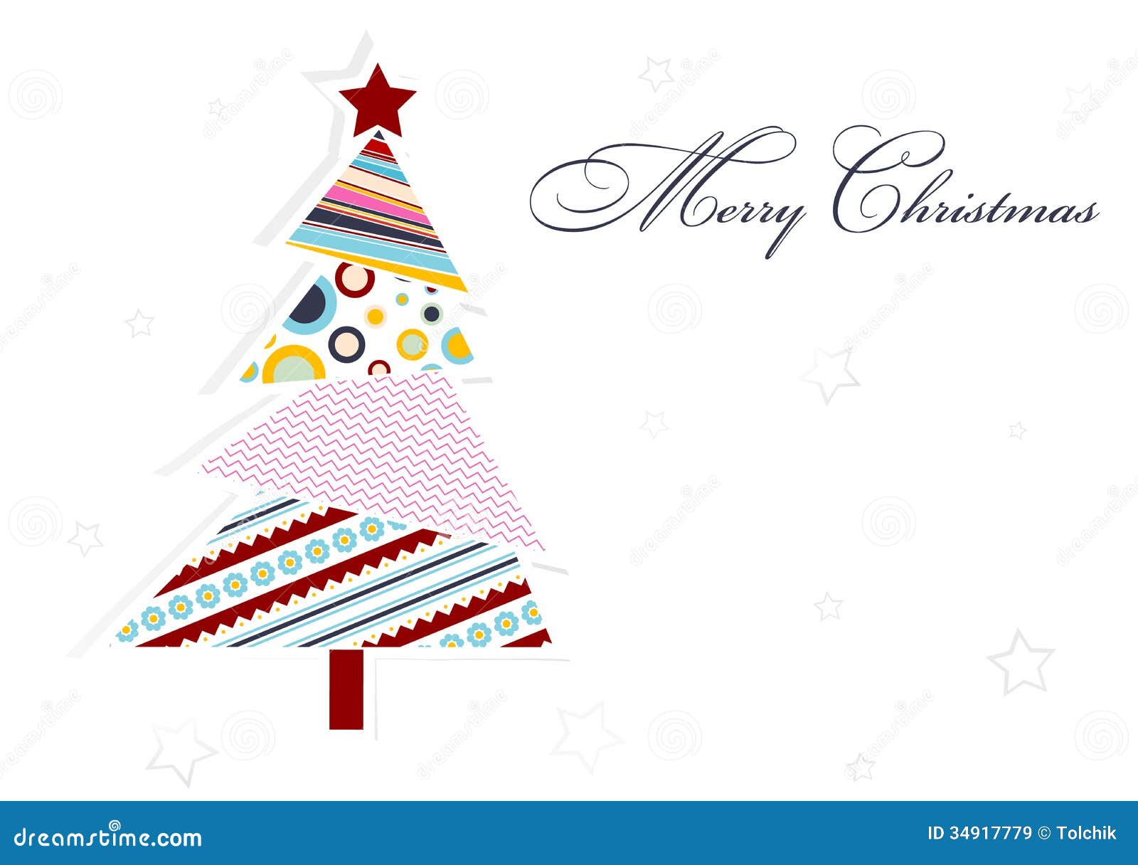 Template Christmas Greeting Card, Vector Royalty Free Stock Images ...