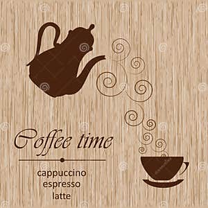 Template Of A Coffee Menu Royalty Free Stock Photos Image 23437818