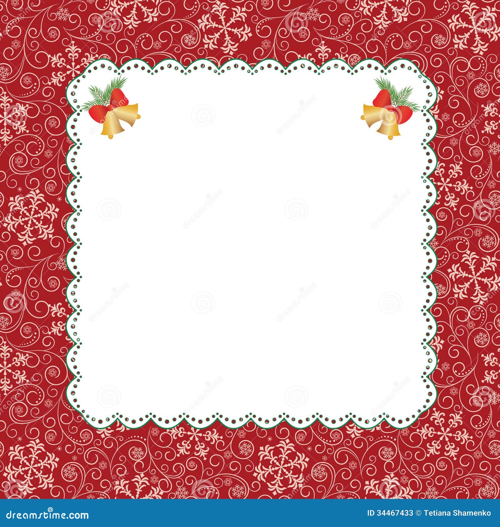 Template Frame Design For Greeting Card Stock Photos - Image: 34467433