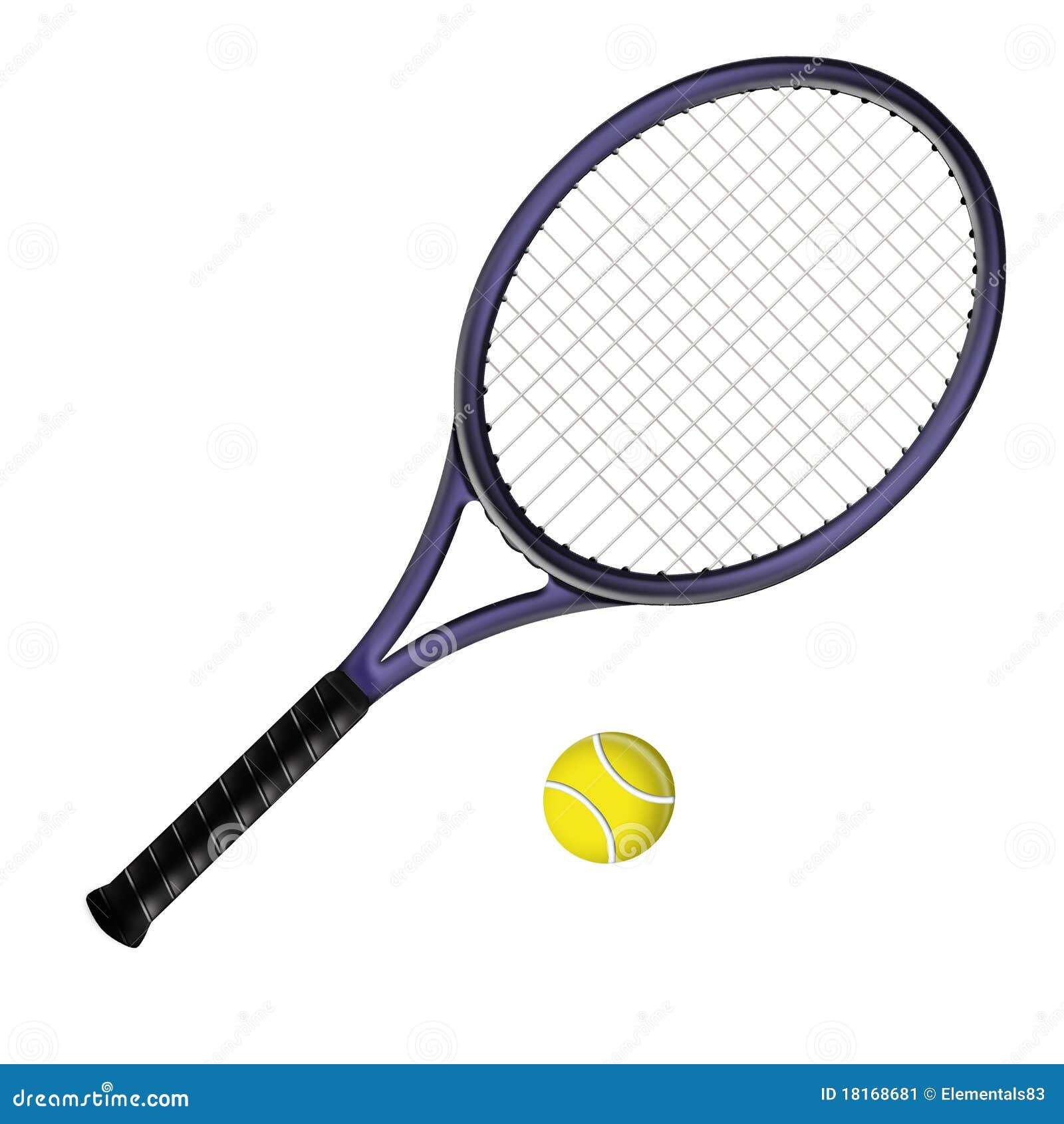 Tennis Racket Stock Image - Image: 18168681
