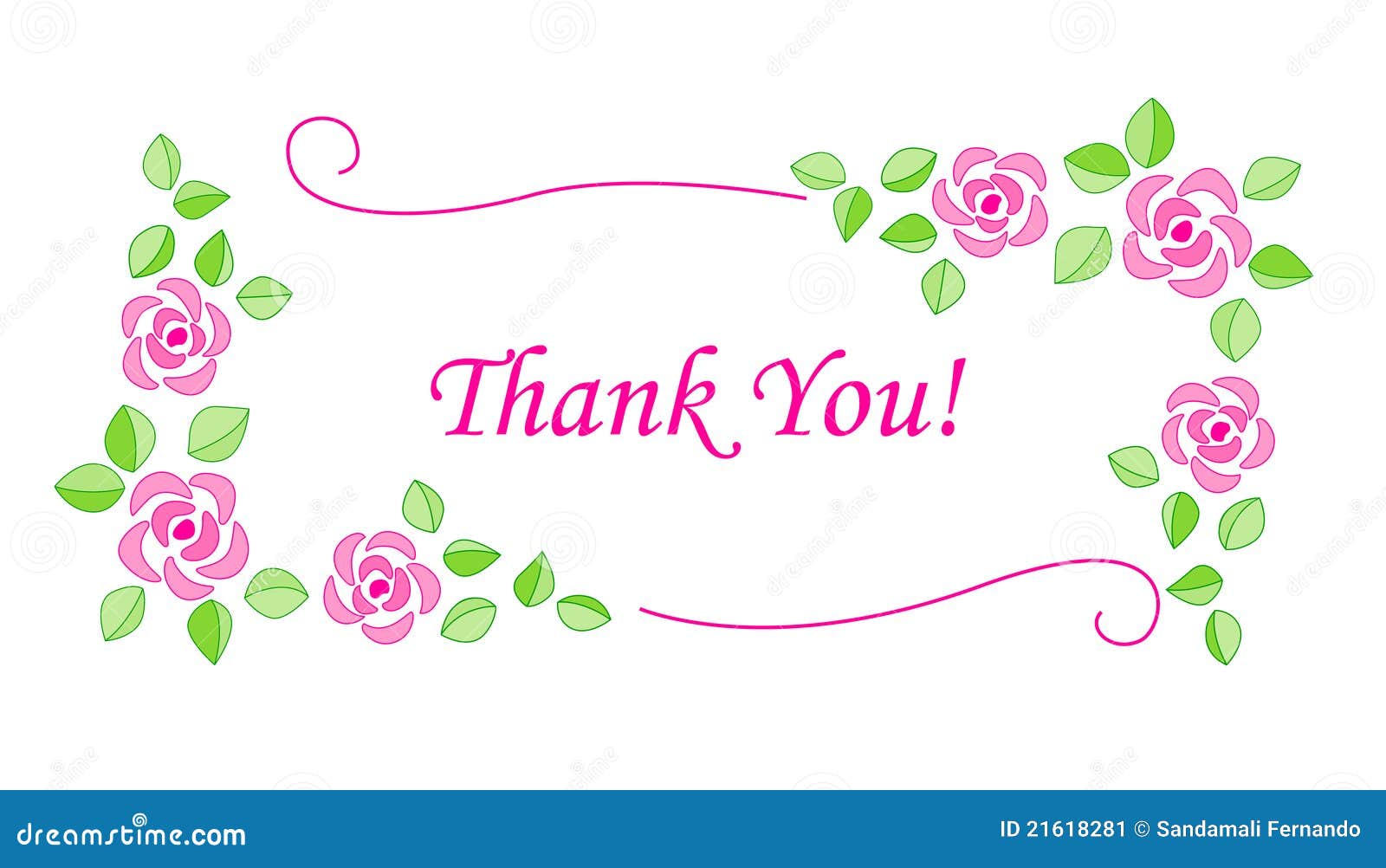 clip art for thank you with flowers - photo #47