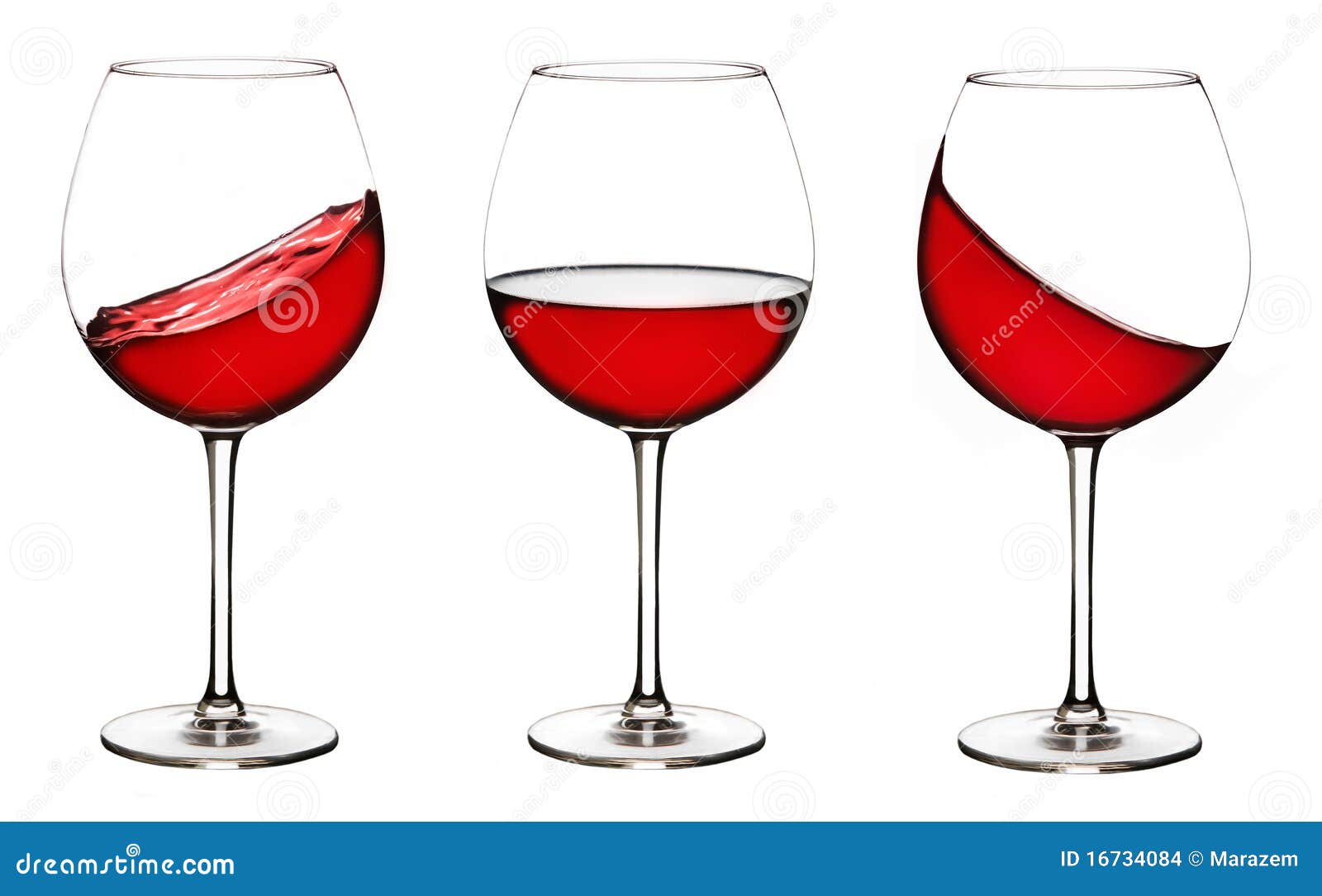Three Wine Glasses Stock Images Image 16734084