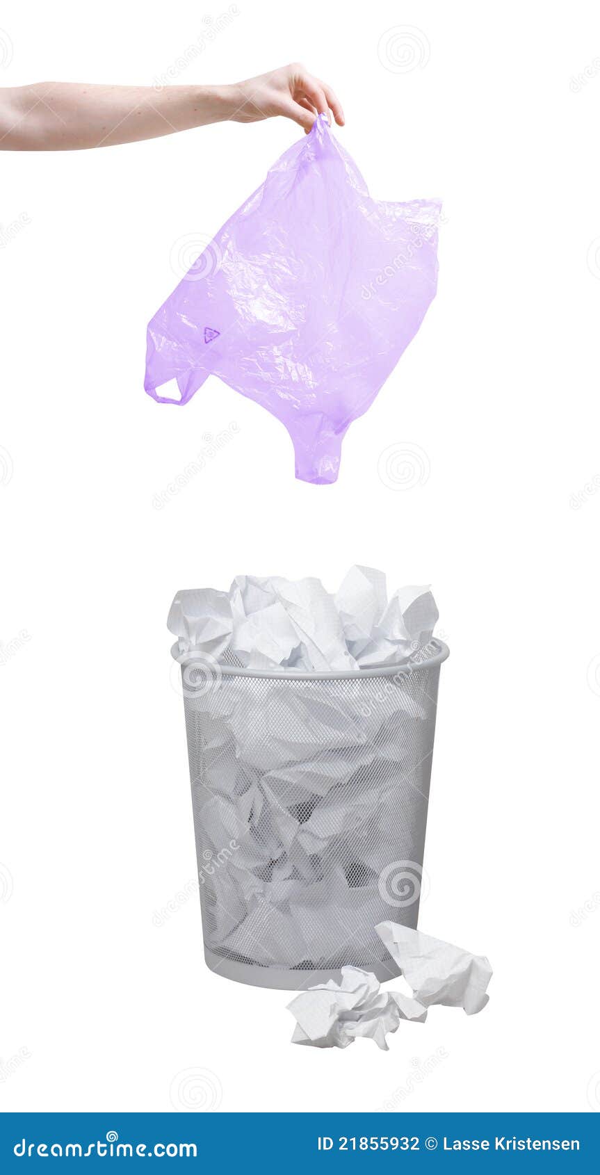 Throwing Garbage Out Stock Photography Image 21855932