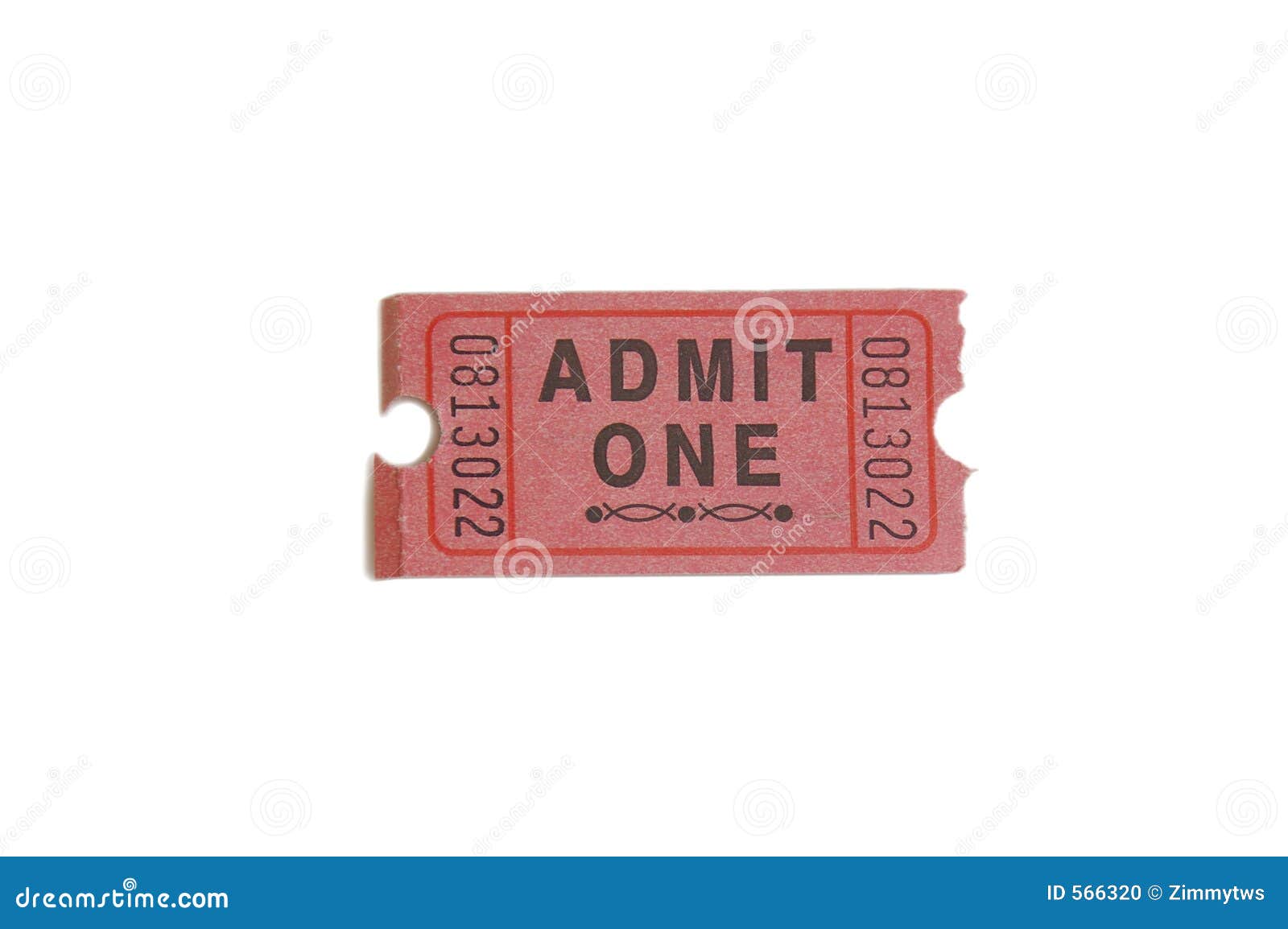 Ticket Stub Stock Photo - Image: 566320