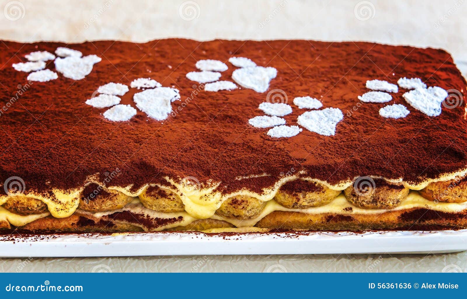 paws. Traditional sweet tiramisu decorated with recipe original cake Tiramisu  cake Original   recipe