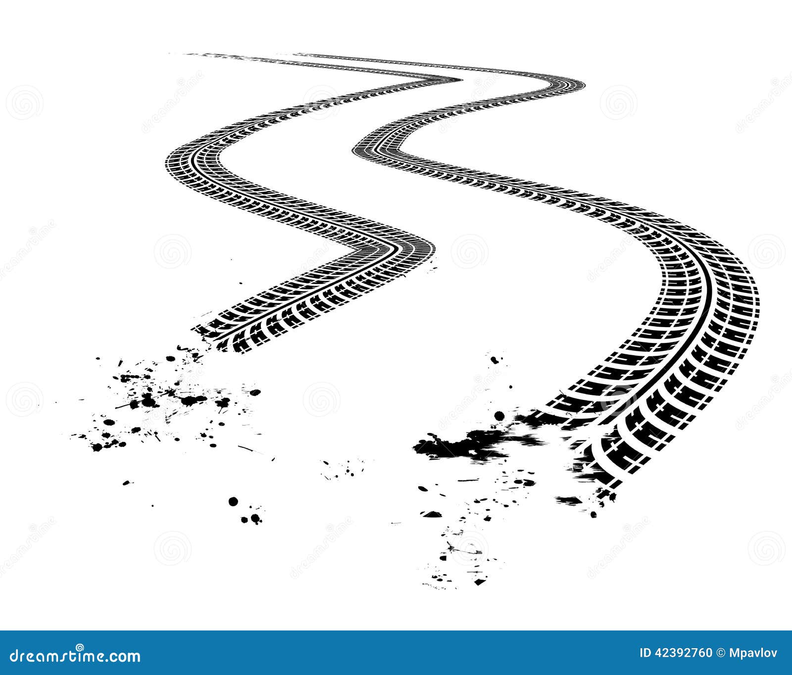 vector clipart tire tracks - photo #23