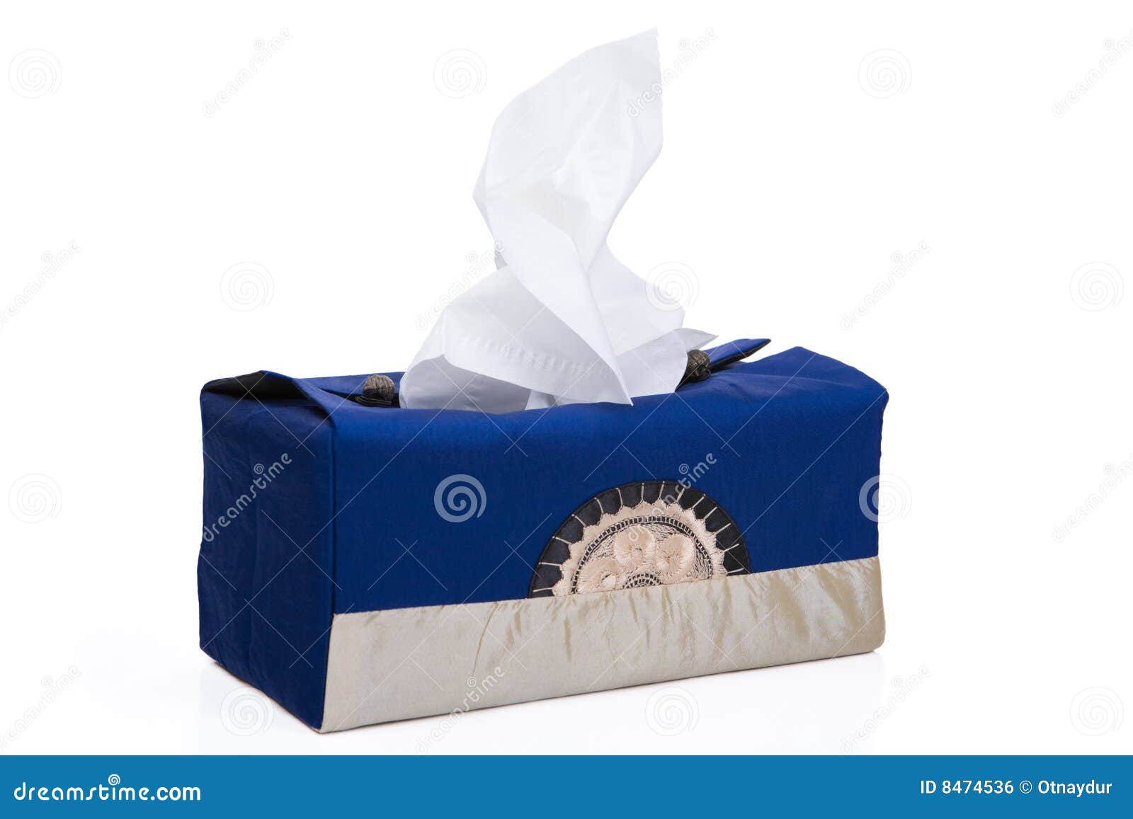 Tissue On Wrapped Box Royalty Free Stock Image - Image ...