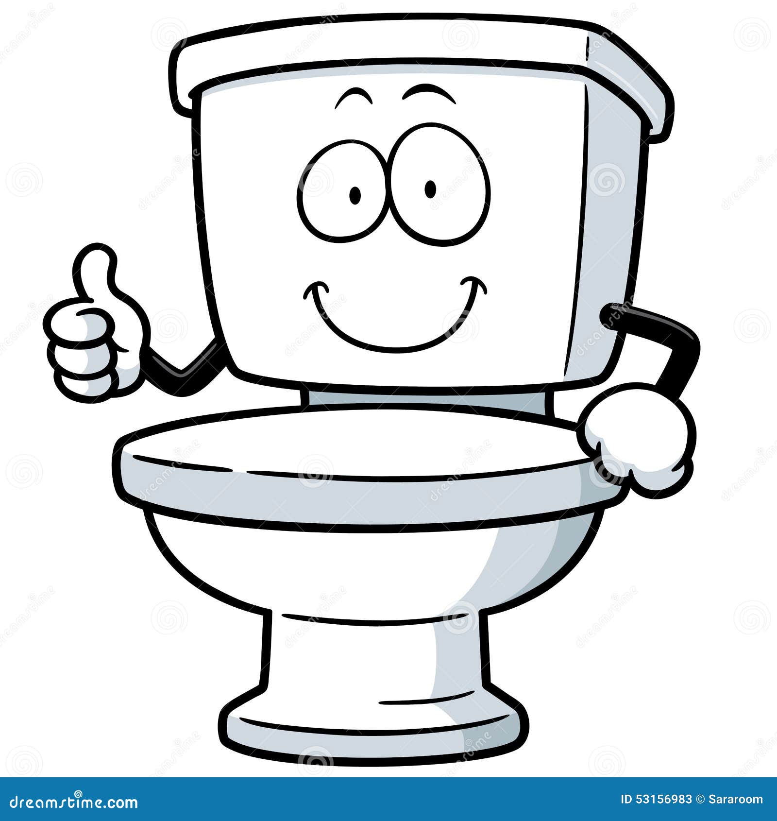 Toilet Stock Vector - Image: 53156983