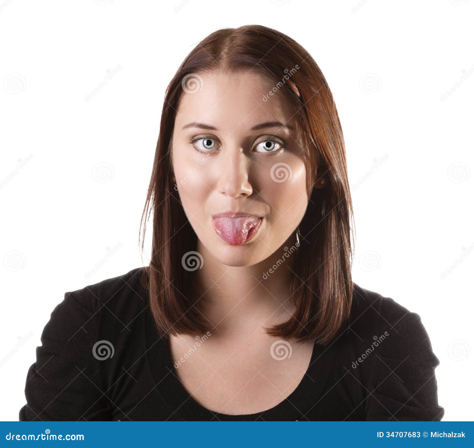 clipart of girl sticking out her tongue - photo #35