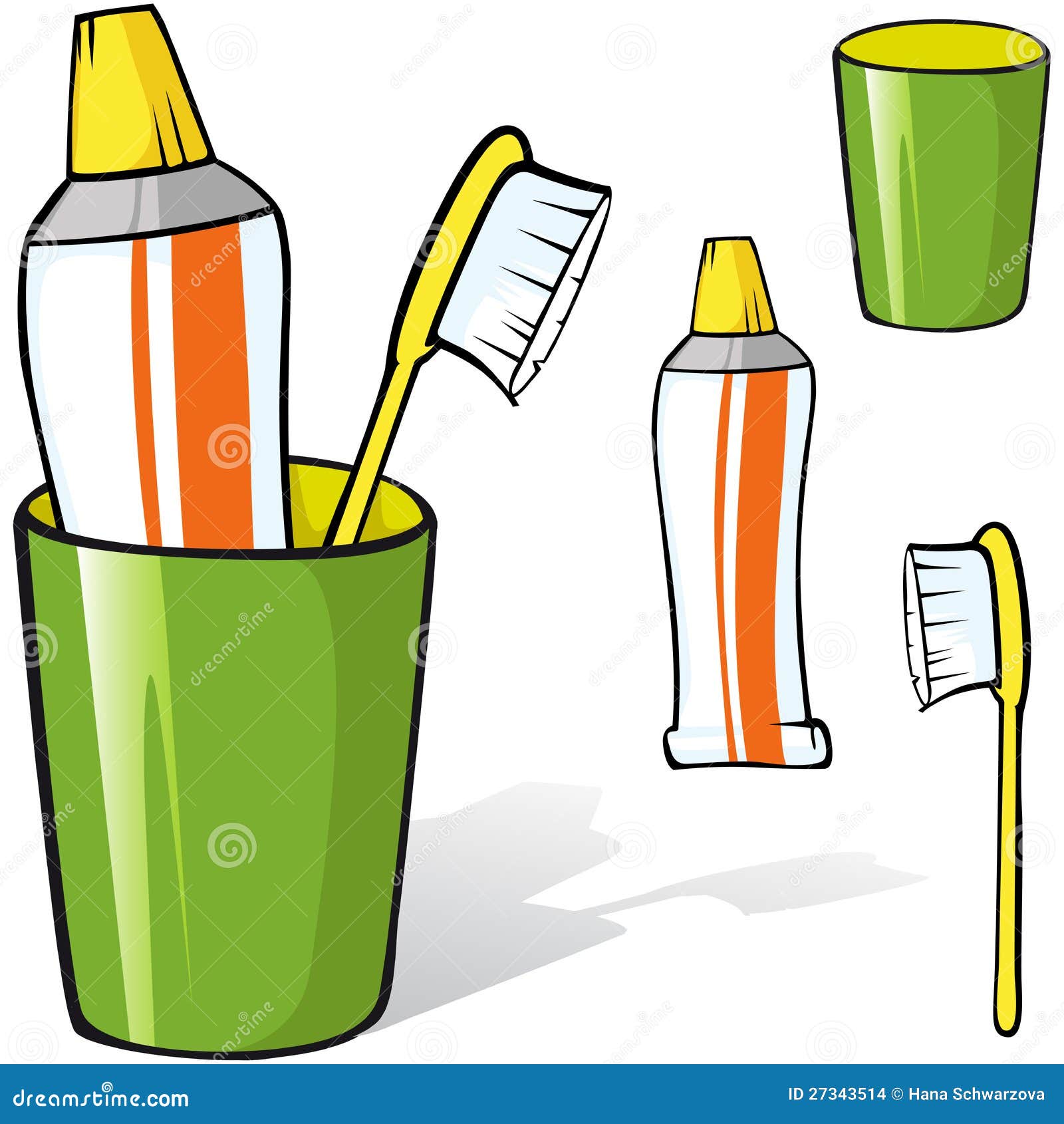 clipart toothbrush and toothpaste - photo #31