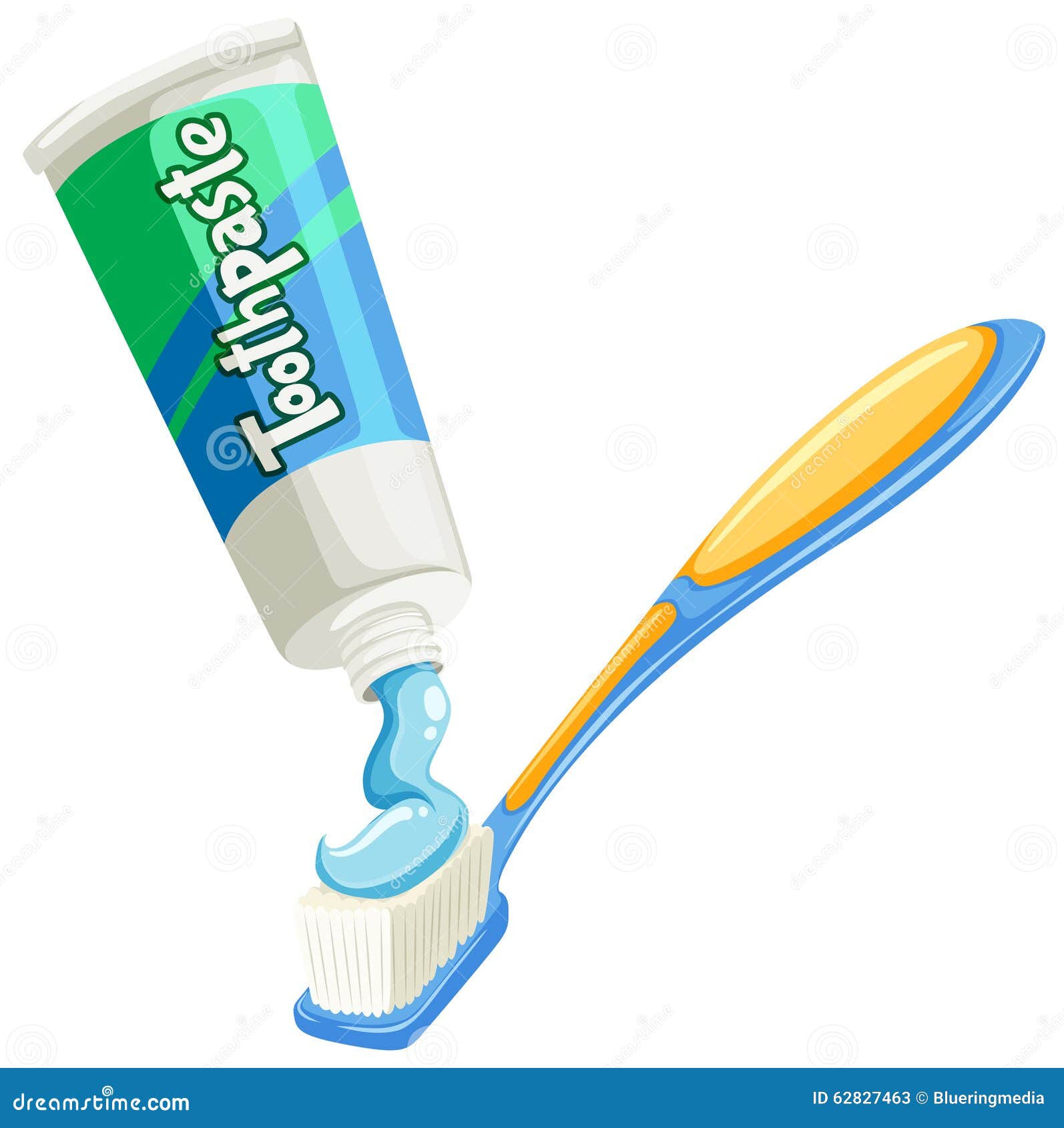 clipart toothbrush and toothpaste - photo #22