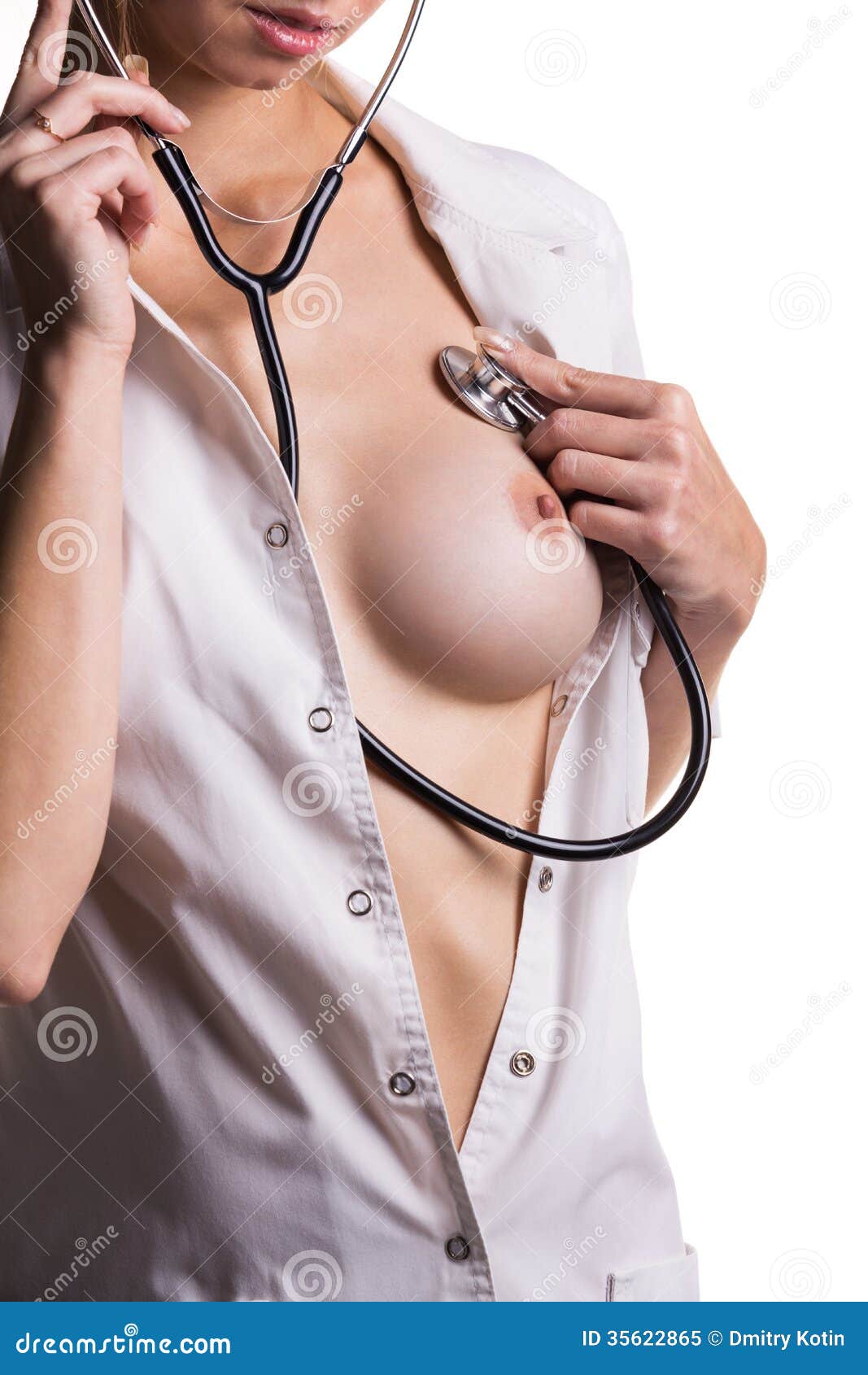 Stethoscope Breast Exam 73