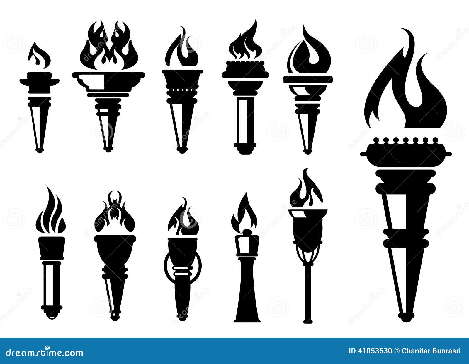 vector clipart torch - photo #32