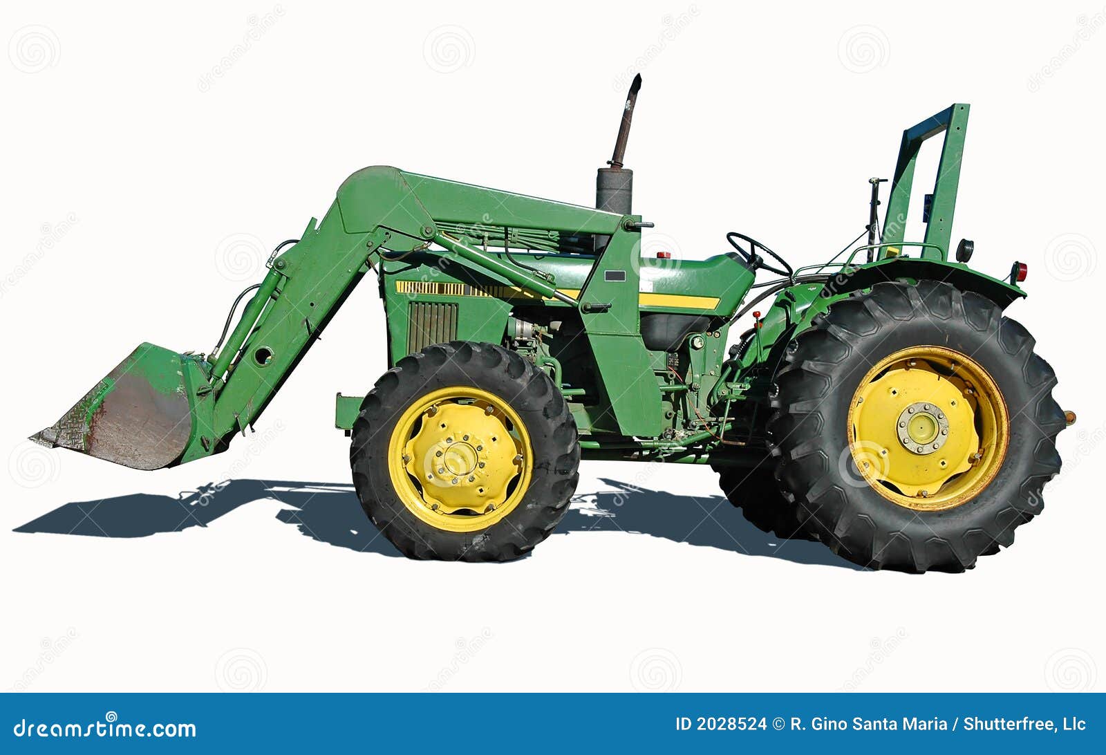 Tractor With Bucket Editorial Stock Image  Image: 2028524