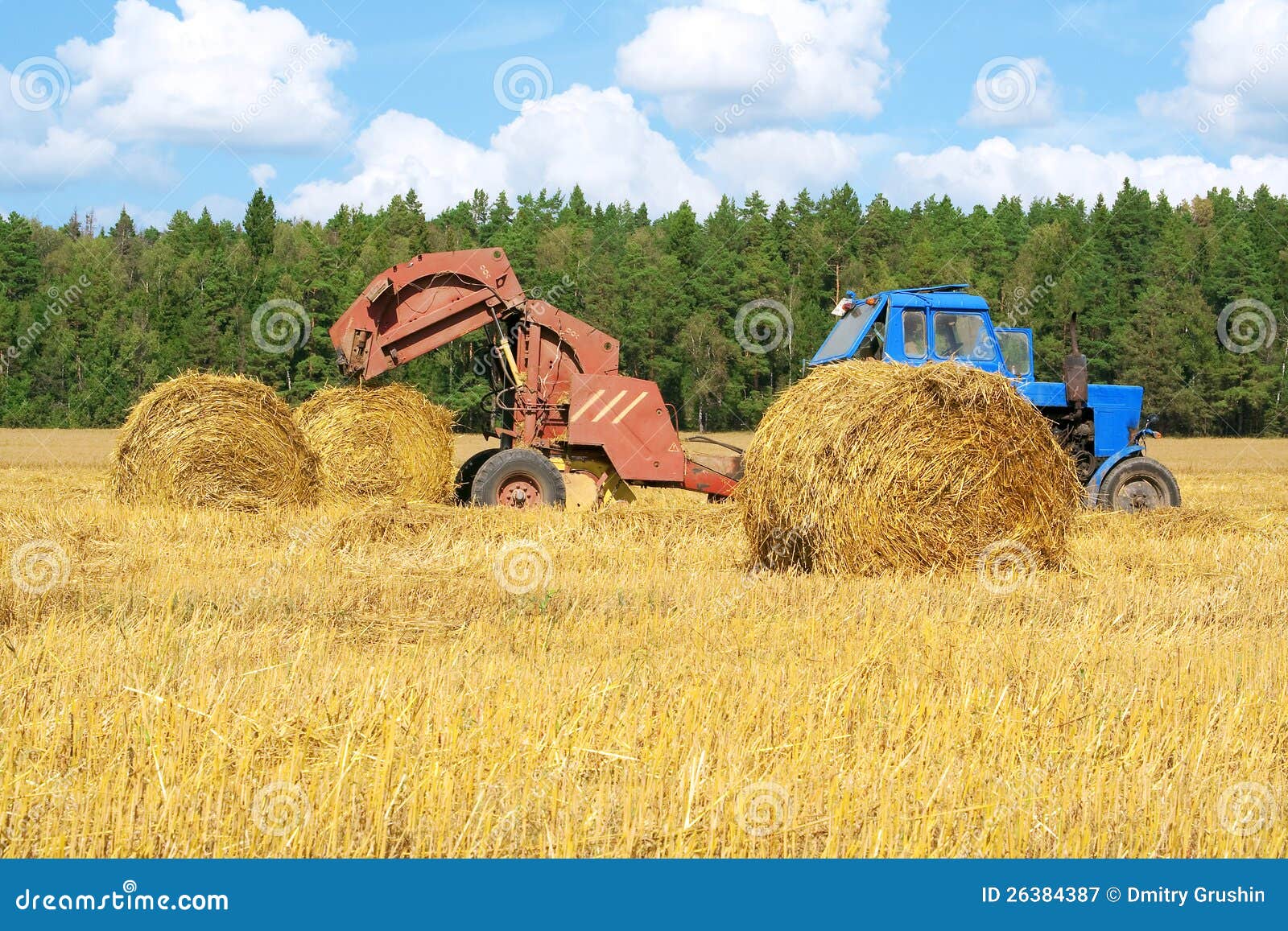 Tractor At Work In Field Royalty Free Stock Photography Image 26384387