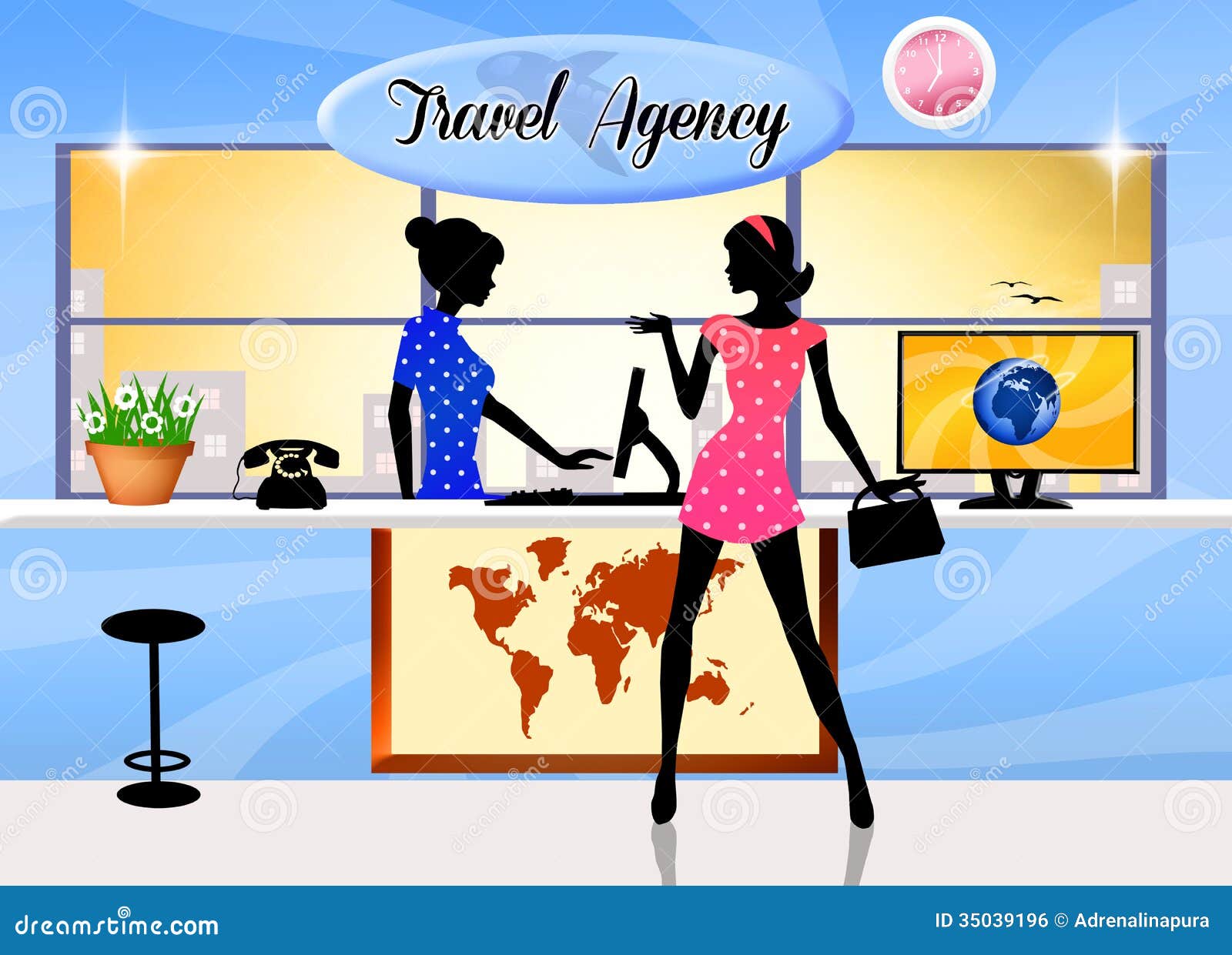 travel agent clipart free - photo #43