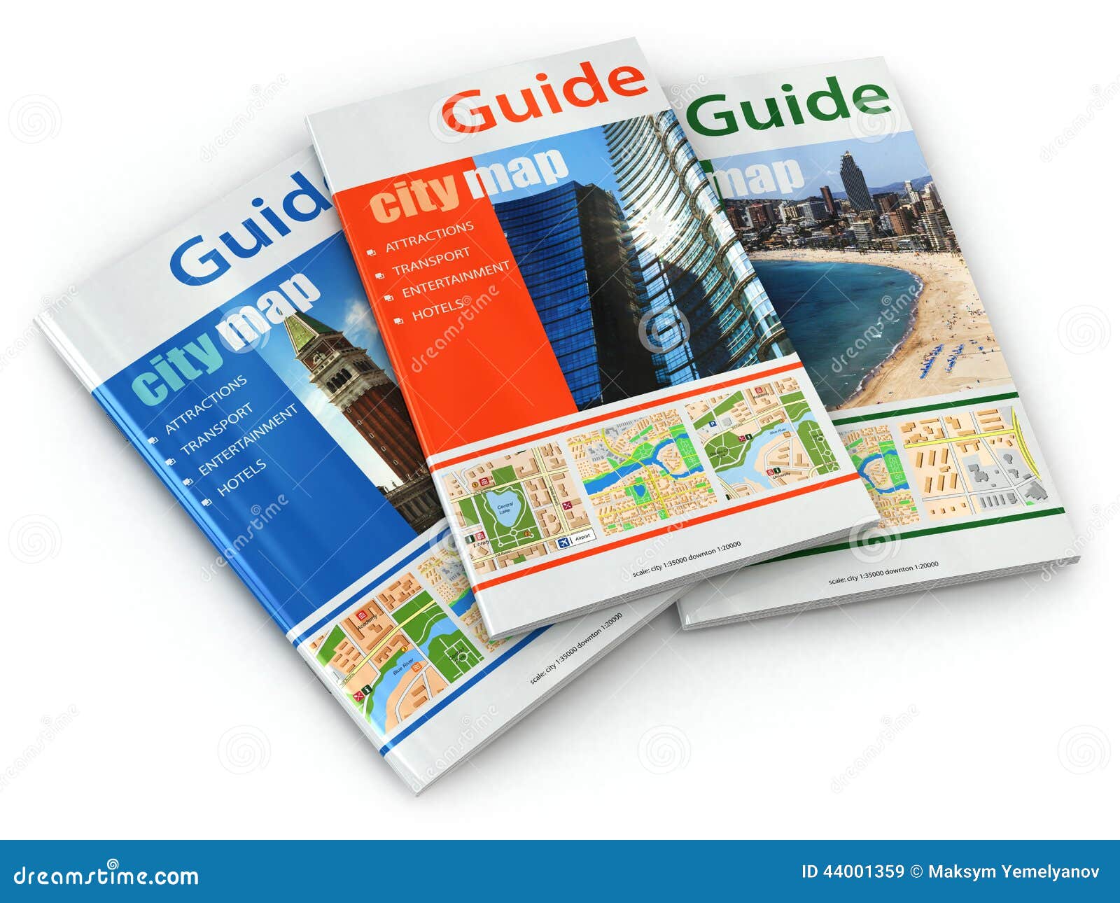 Travel Guide Books. Stock Illustration - Image: 44001359