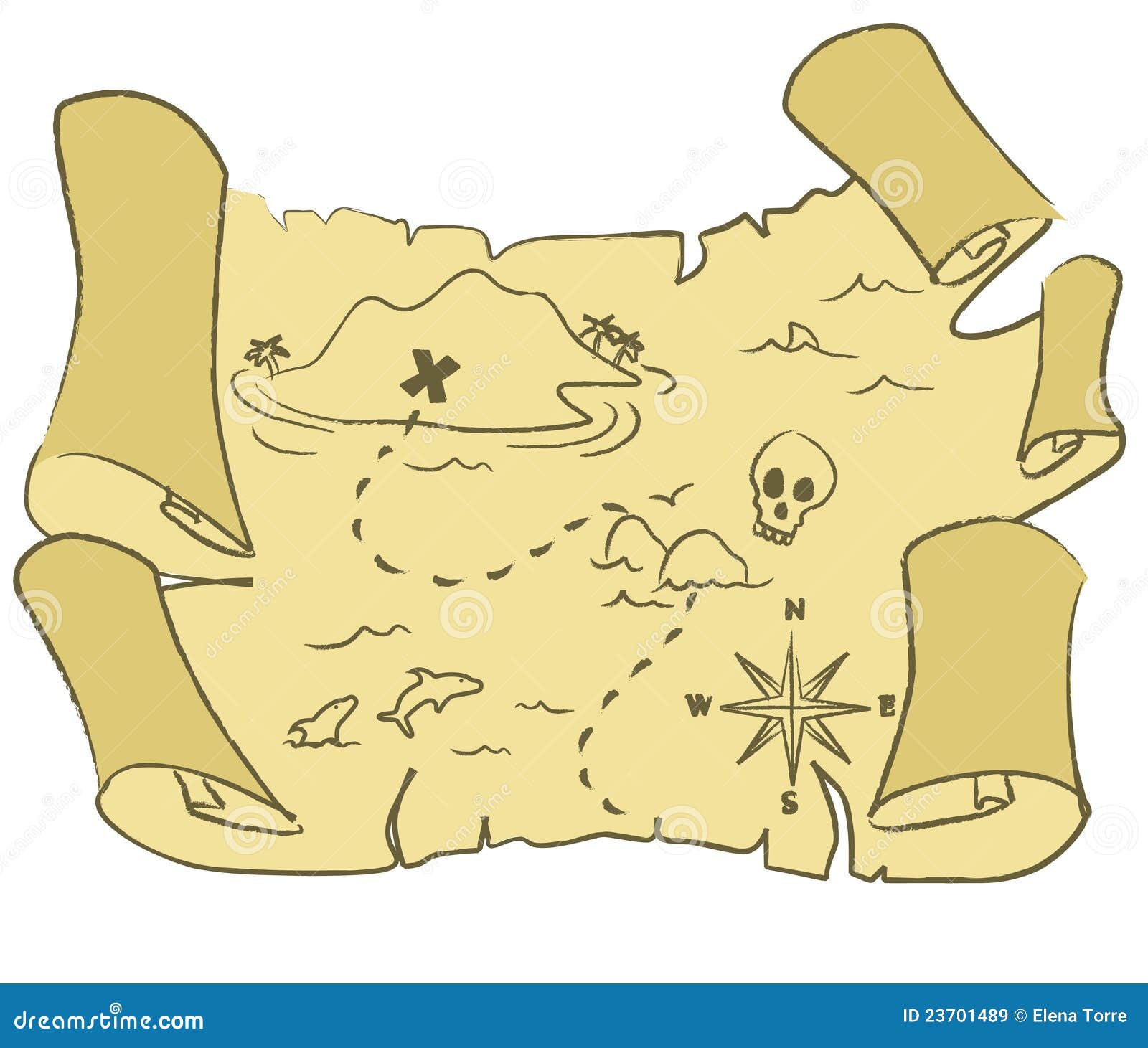 clipart pirate map - photo #42