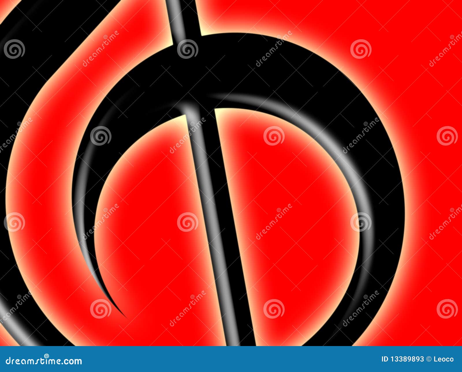treble clef no background