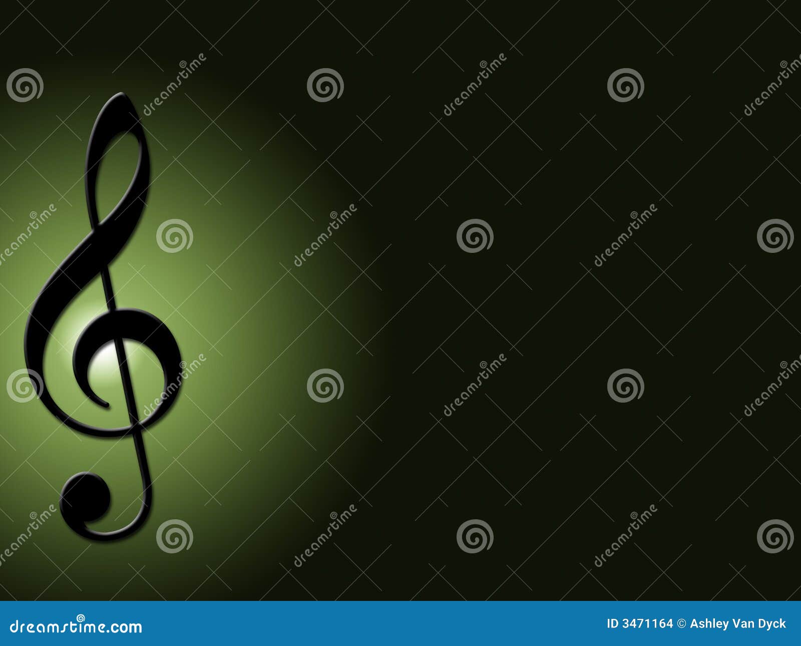 treble clef no background