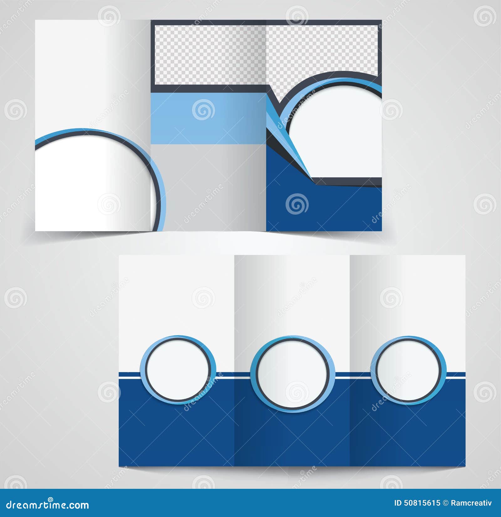 Double Sided Tri Fold Brochure Template