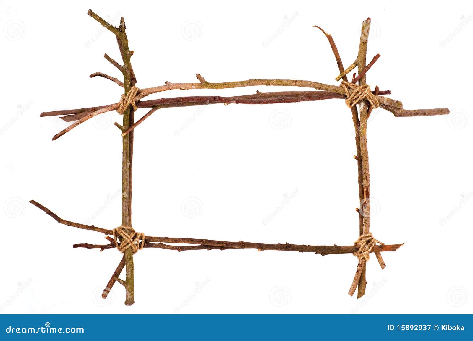 Royalty Free Stock Photography: Twig frame