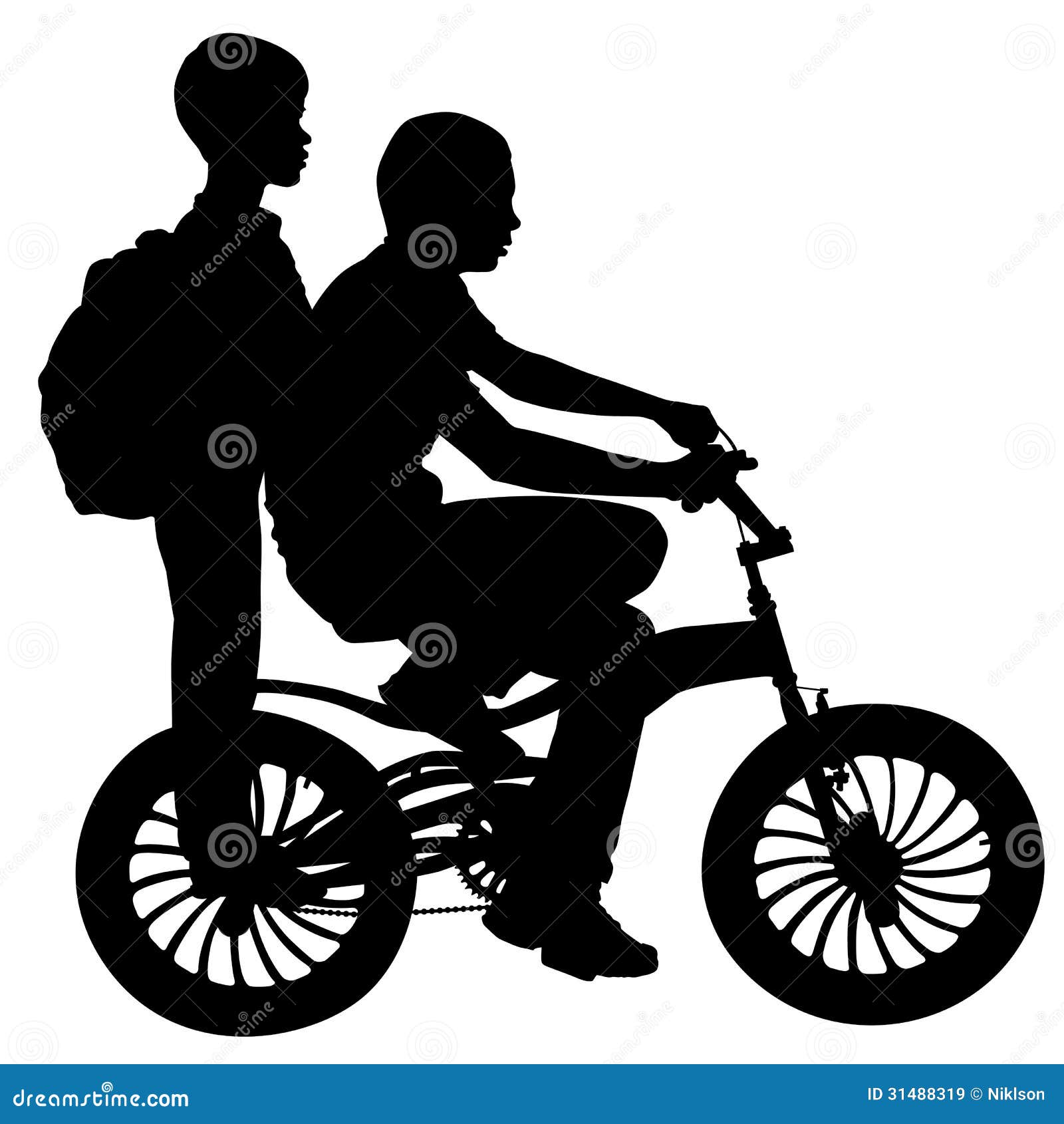 boy riding bike clipart - photo #49