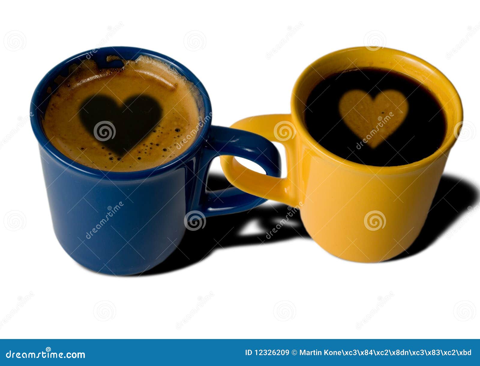 Two Cup Coffee Royalty Free Stock Images Image 12326209