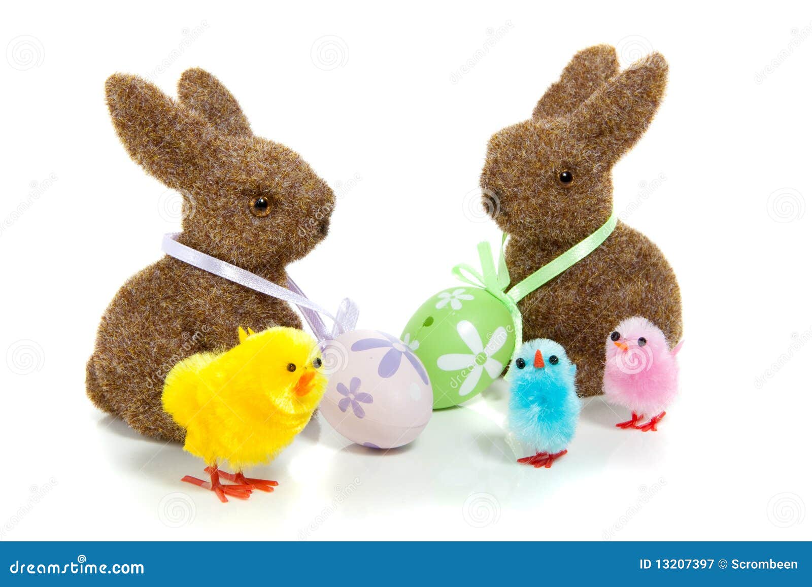 Two Easter Bunnies Royalty Free Stock Photography Image 13207397