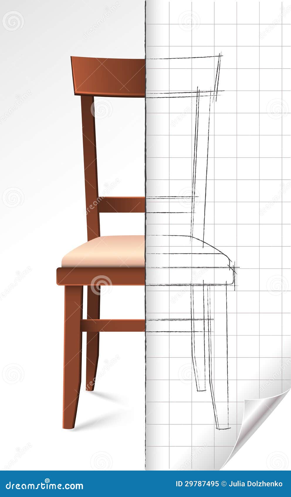 Chair Sketch Royalty Free Stock Photo - Image: 29787495