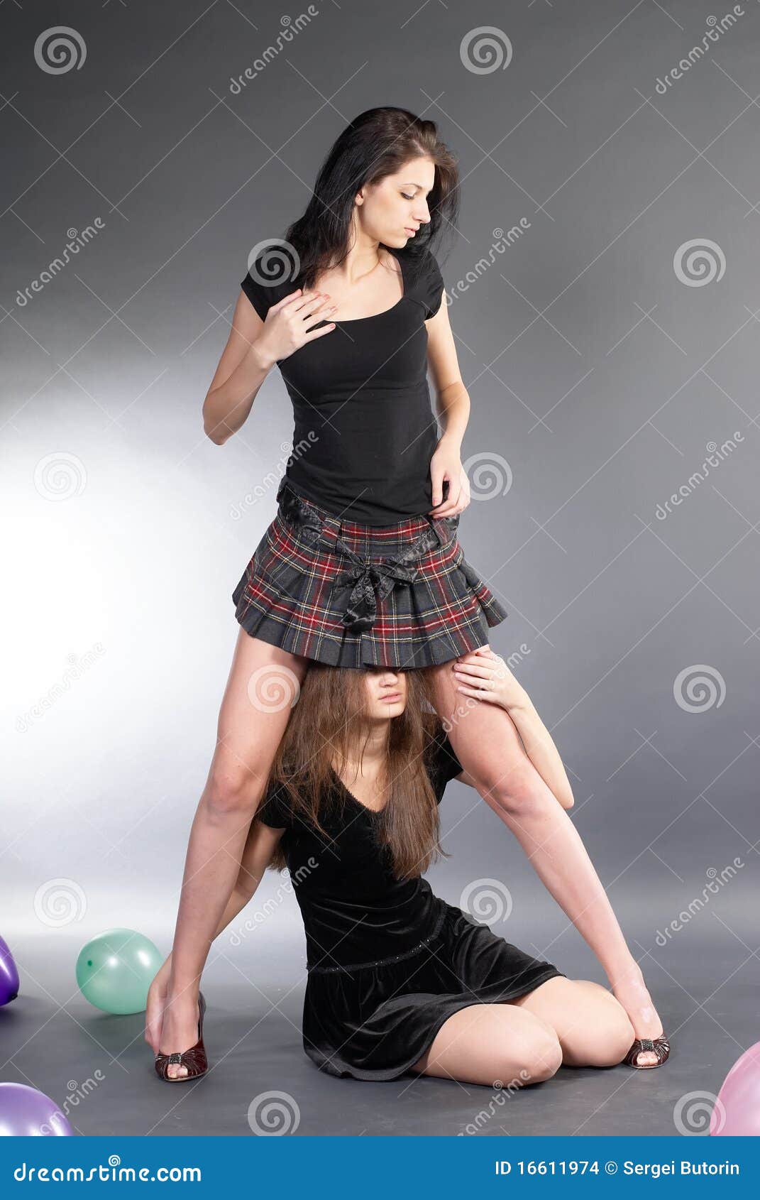 Two Sexy Girls Stock Images Image 16611974