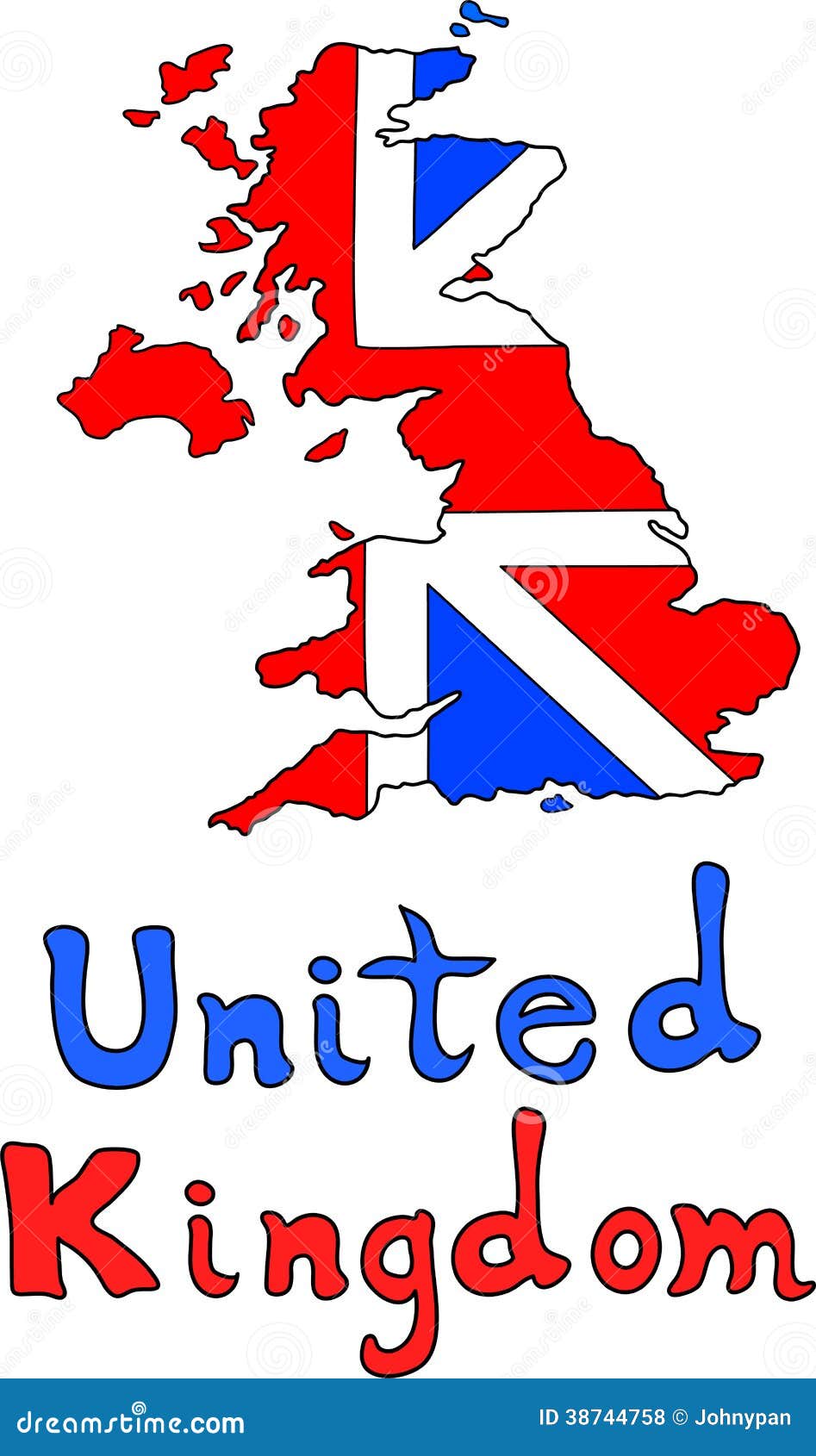 clipart map of united kingdom - photo #17