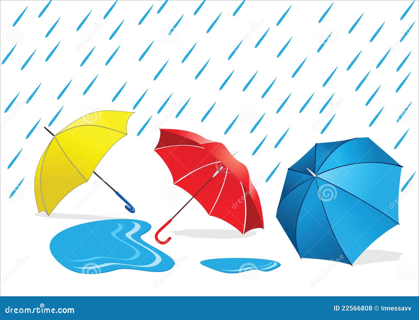 clipart of umbrellas and rain - photo #45