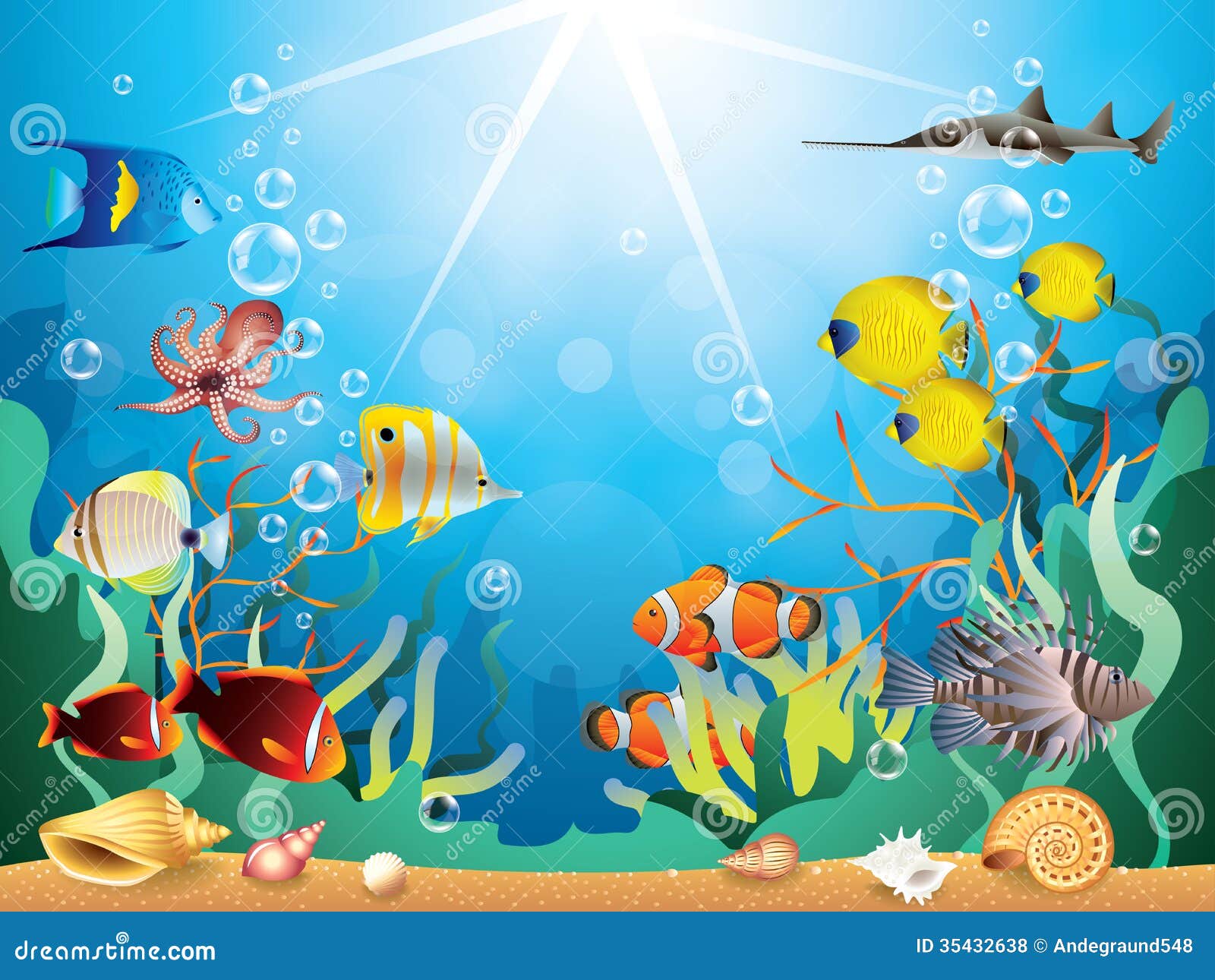 underwater clipart images - photo #44