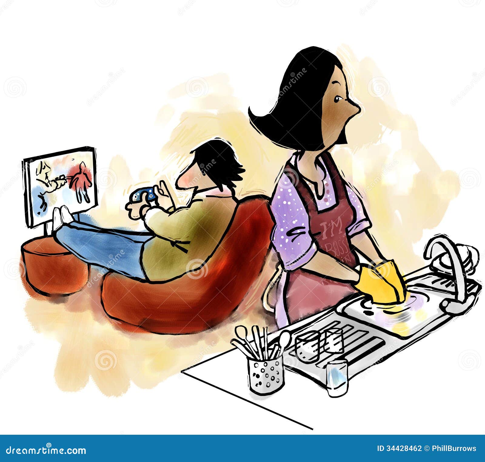 mother cleaning clipart - photo #40