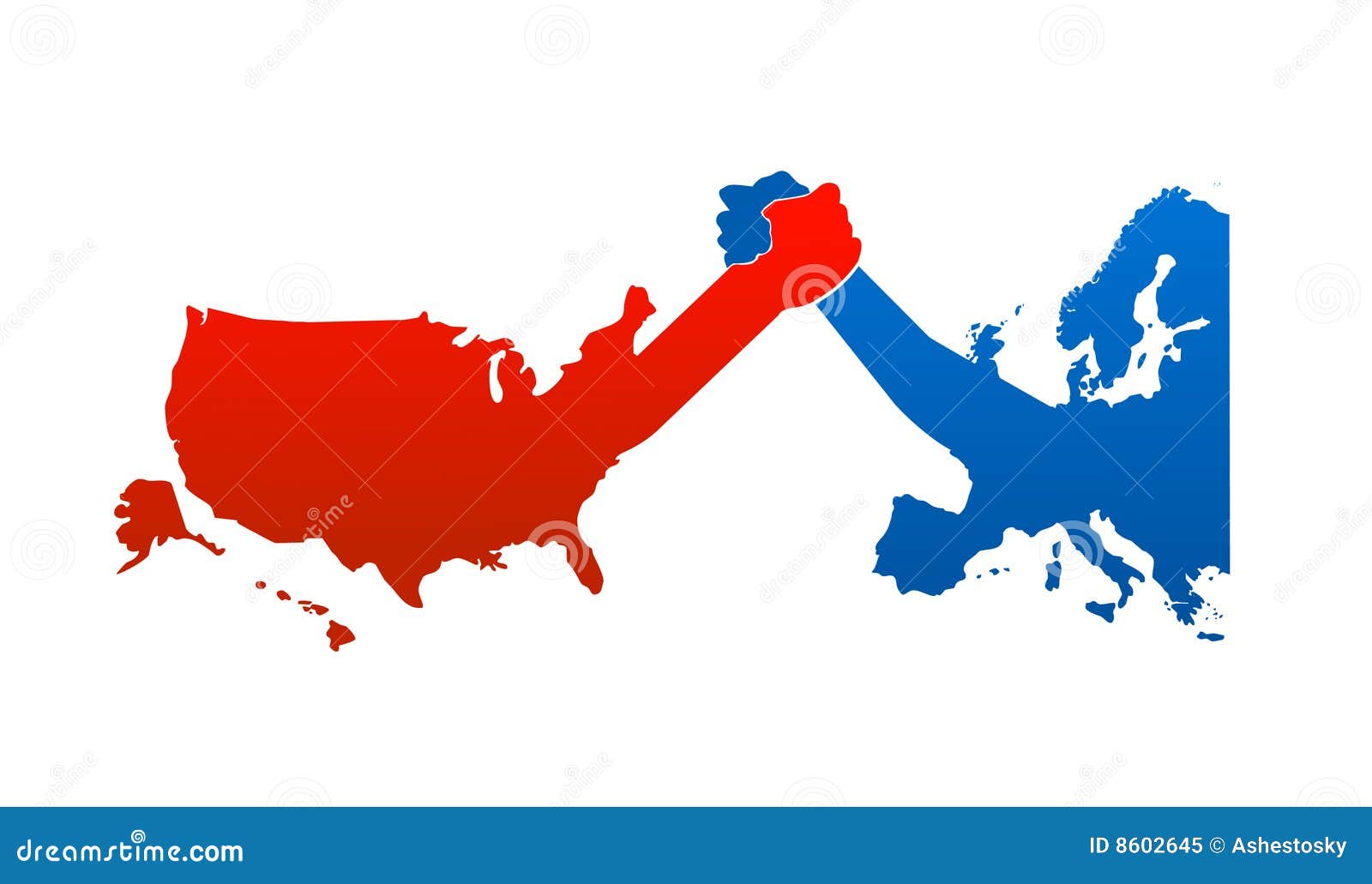 United States Versus Europe Royalty Free Stock Photo - Image: 8602645