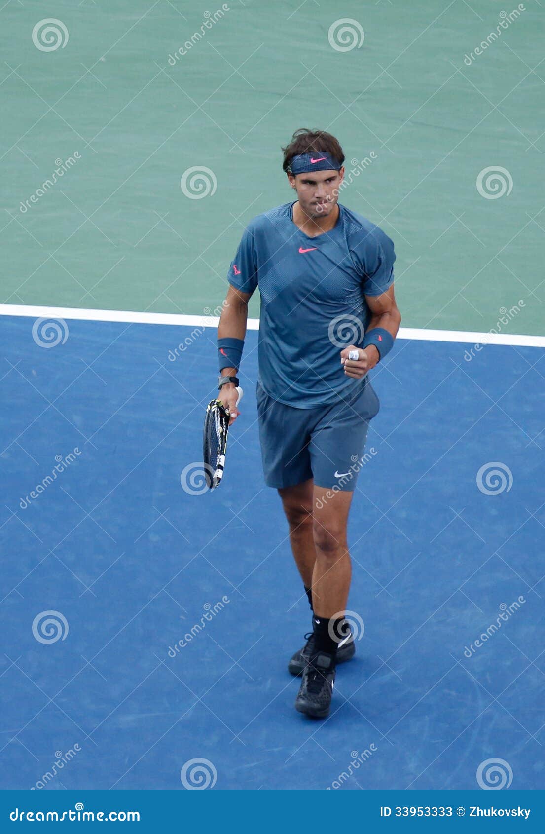 SEPTEMBER 9 US Open 2013 champion Rafael Nadal during his final match
