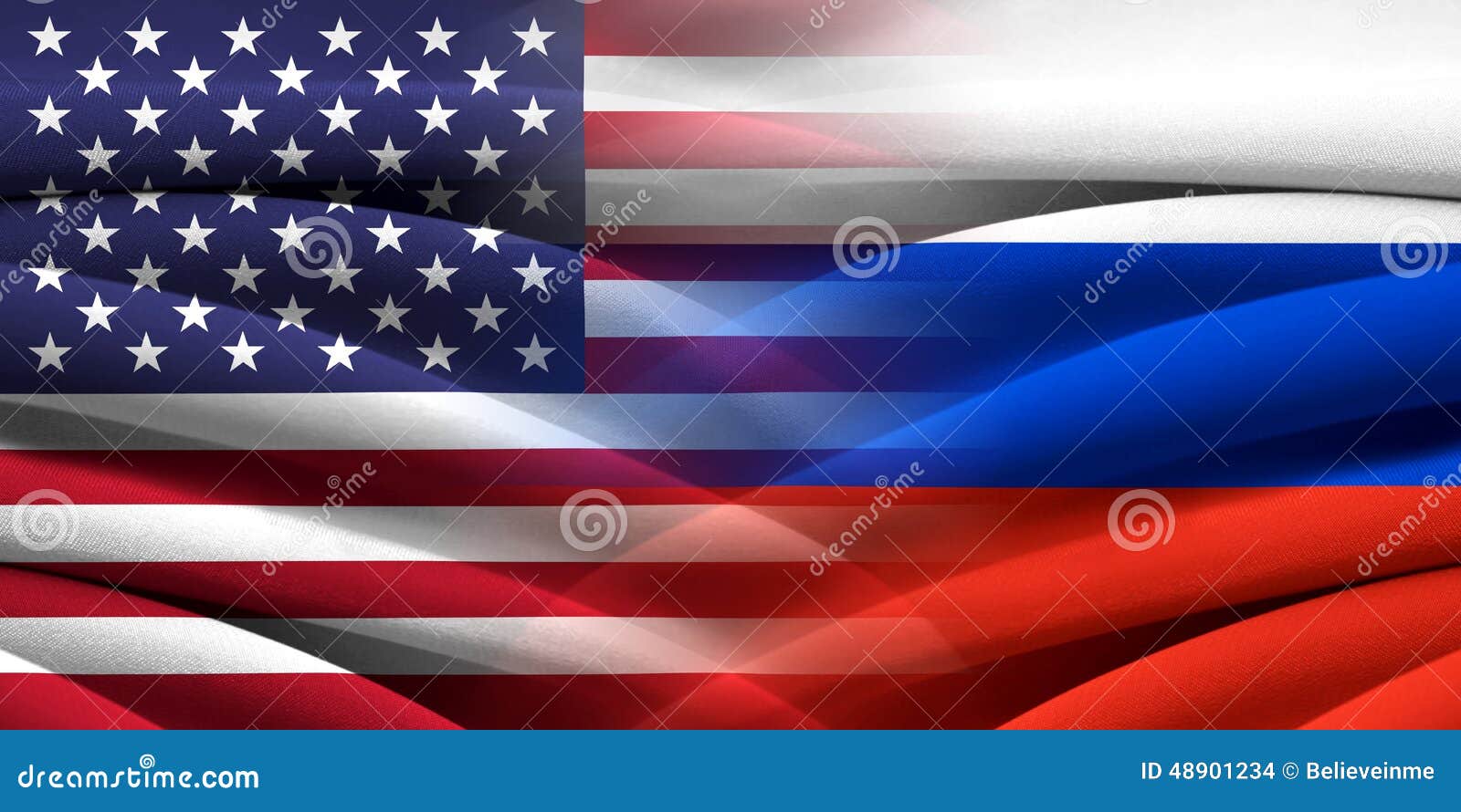 USA Vs Russia. Stock Photo - Image: 48901234