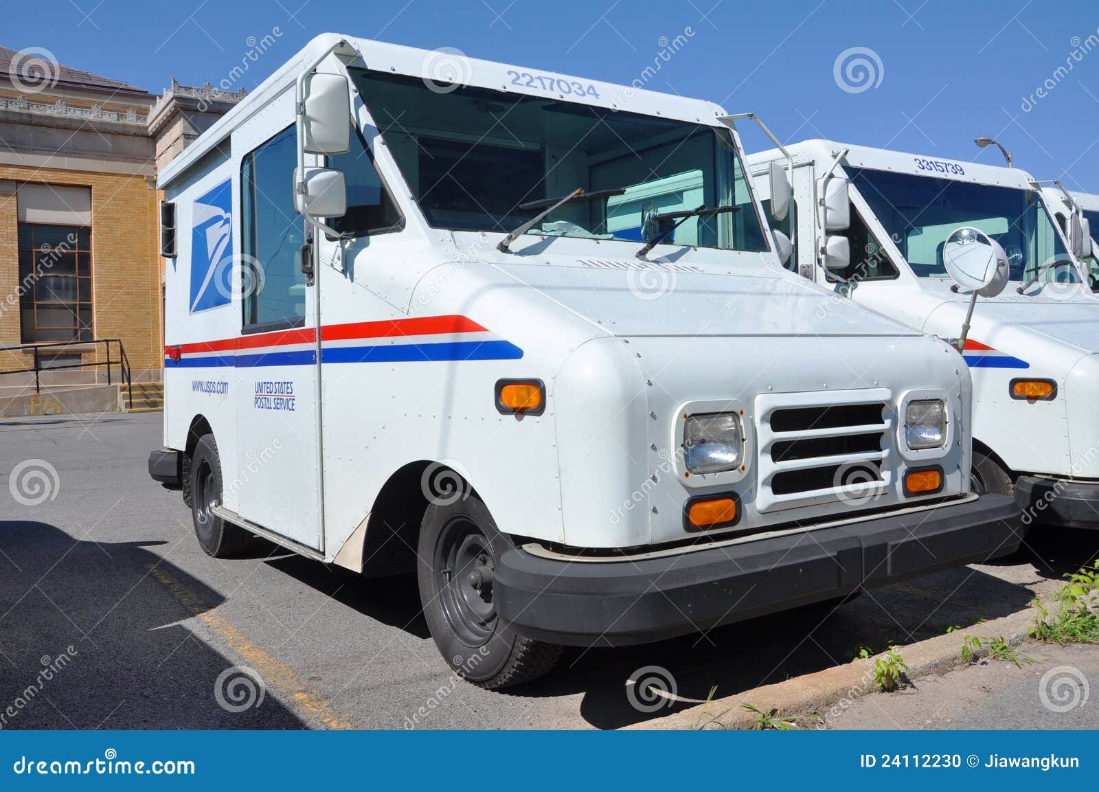 USPS Postal Vehicle Editorial Image - Image: 24112230