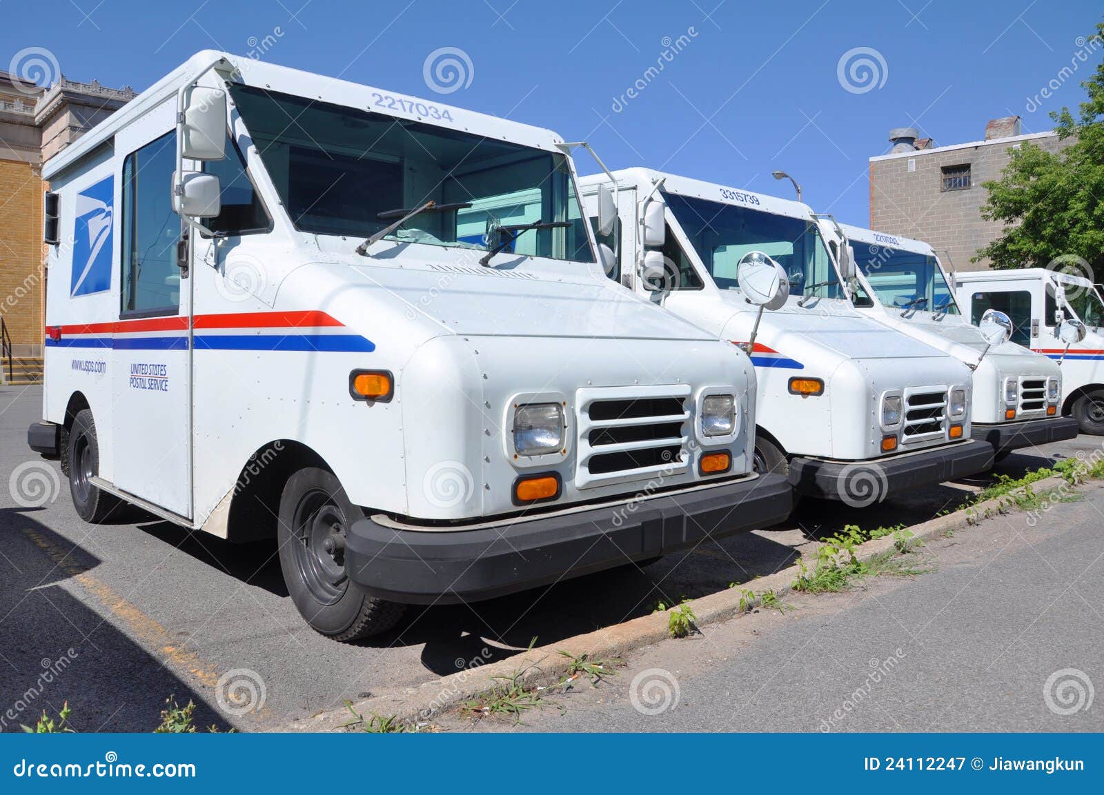 USPS Postal Vehicle Editorial Photography - Image: 24112247