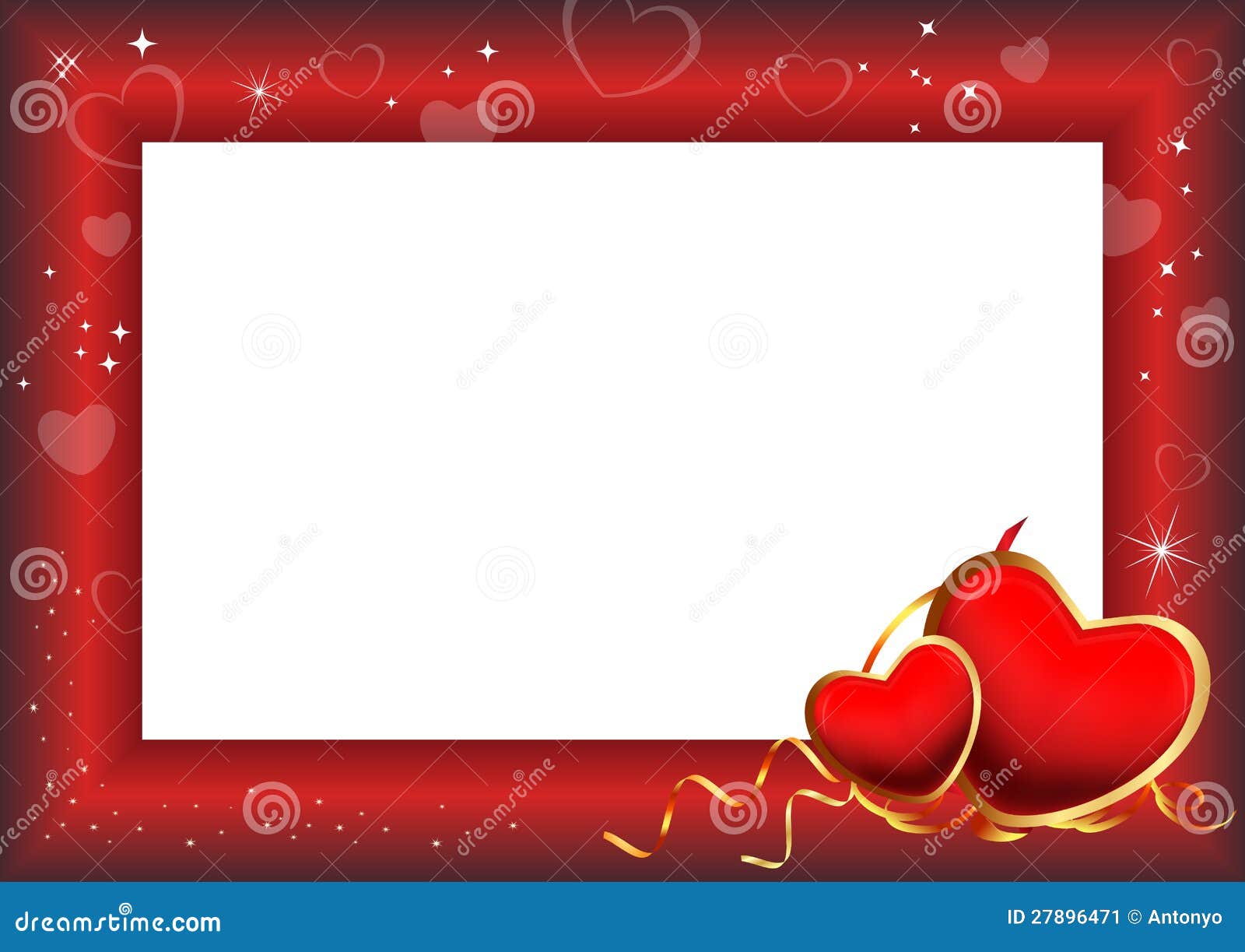 Valentine Day Frame Stock Image - Image: 27896471