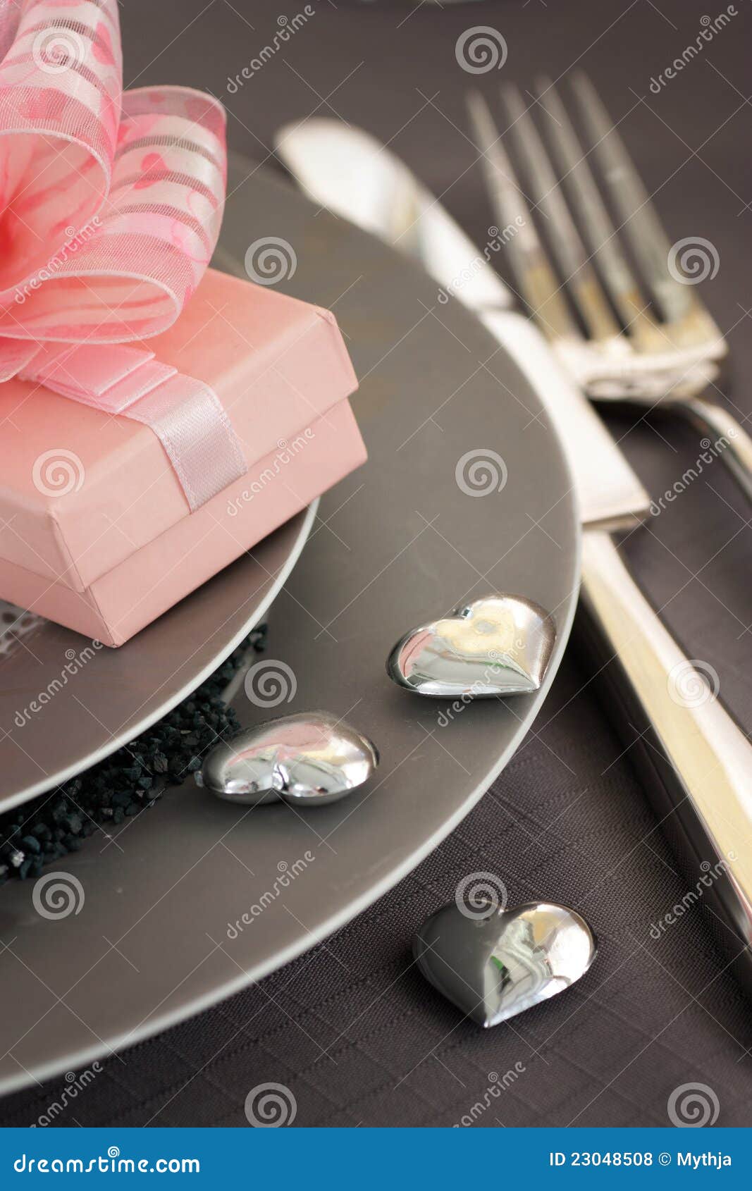 Valentine Day Romantic Table Setting Royalty Free Stock Photos ...