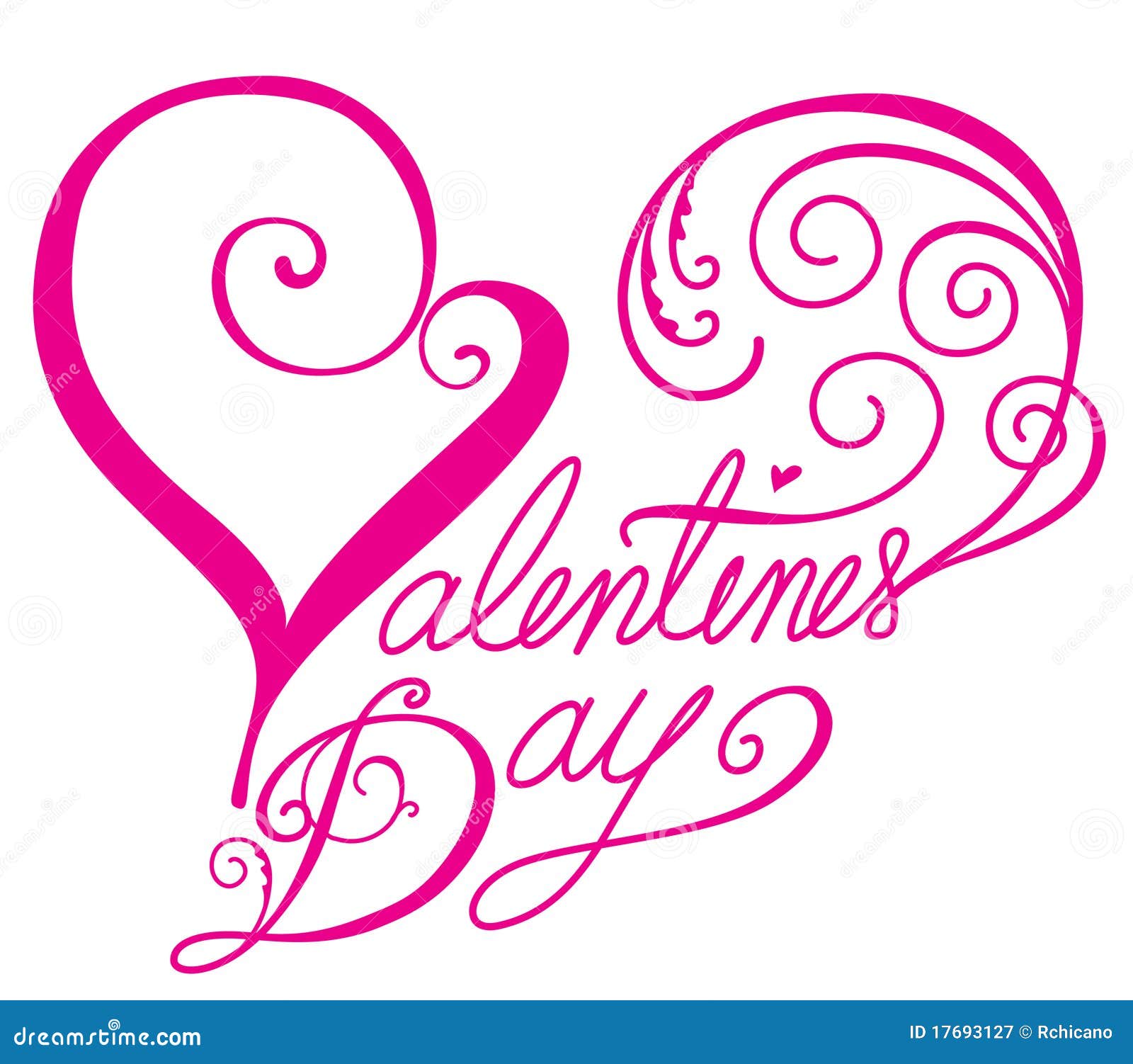 Valentines Day Font In Heart Shape Royalty Free Stock Photography ...